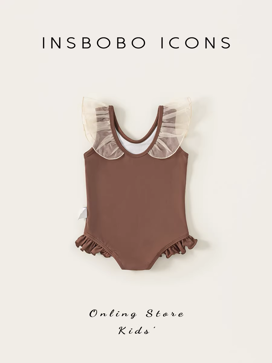 Đồ bơi bé gái INSbobo hè 2025 kiểu mới, đồ bơi trẻ em, đồ bơi trẻ nhỏ dễ thương, quần áo trẻ em mùa hè