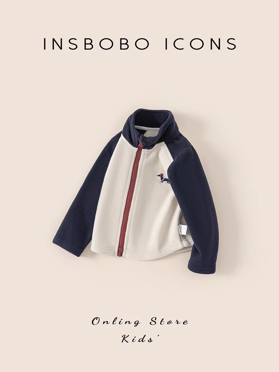 Áo khoác bé gái INSbobo mùa đông 2025 mới, dày dặn, quần áo trẻ em, áo bé mùa thu đông [kháng khuẩn]