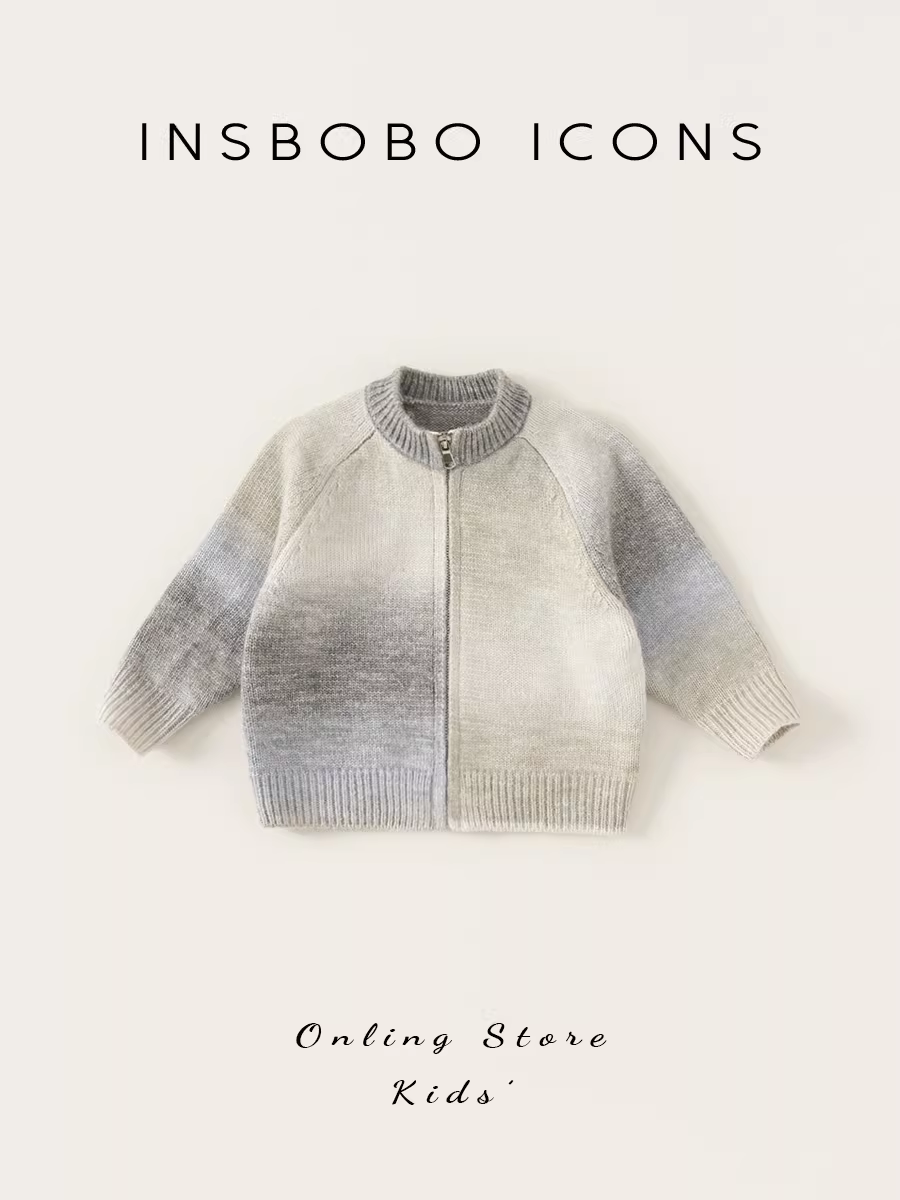 Áo len bé trai thu đông 2025, áo khoác bé sơ sinh mùa đông, thời trang trẻ em mùa thu, áo cardigan len bé gái hợp xu hướng