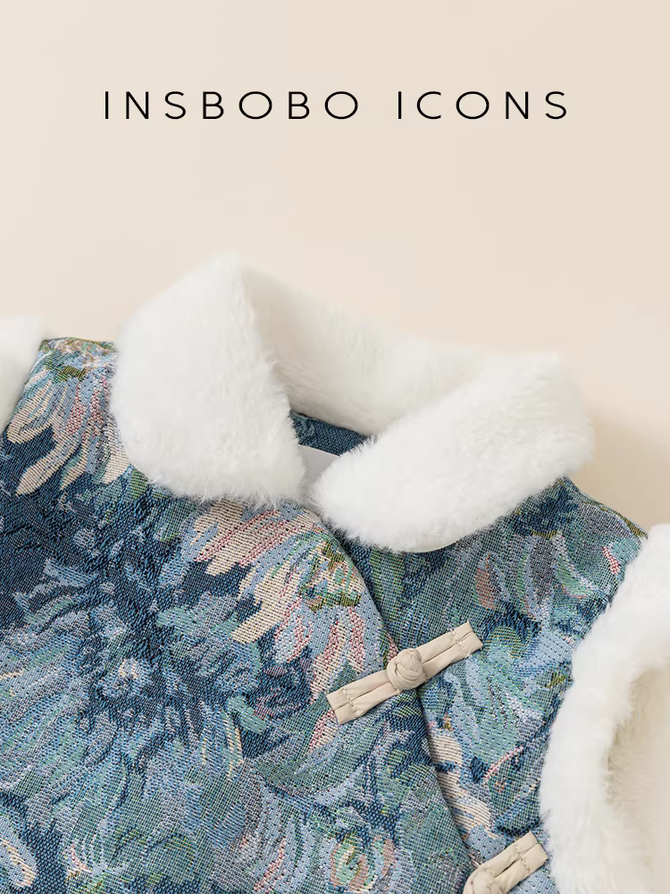 Váy Hanfu thu đông cho bé gái một tuổi, áo vest kiểu Trung Quốc mới cho bé gái, trang phục trẻ em kiểu Đường, quần áo mùa thu cho bé gái kiểu Trung Quốc.