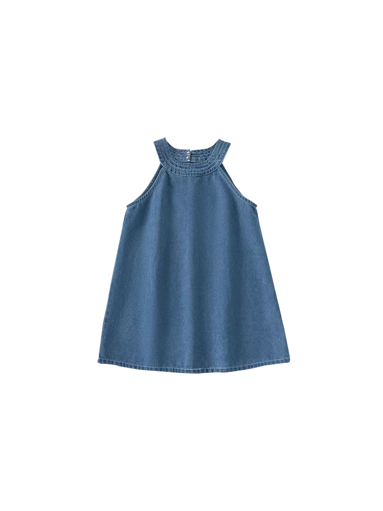 Váy hè bé gái 2025, chân váy trẻ em hè, chân váy bò bé gái, chân váy yếm hè, quần áo trẻ em hè thời trang