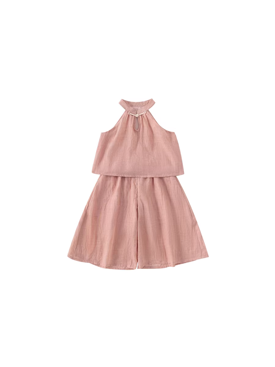 Đầm Hanfu INSbobo cho bé gái mùa hè 2025 kiểu mới, bộ đồ trẻ em, trang phục mùa hè thời trang cho bé gái một tuổi