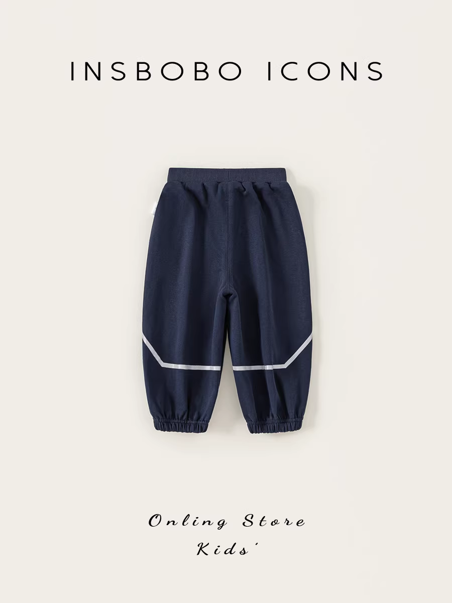 Quần bé trai INSbobo thu đông 2025, quần trẻ em thời trang, quần thể thao bé trai mùa xuân thu cá tính