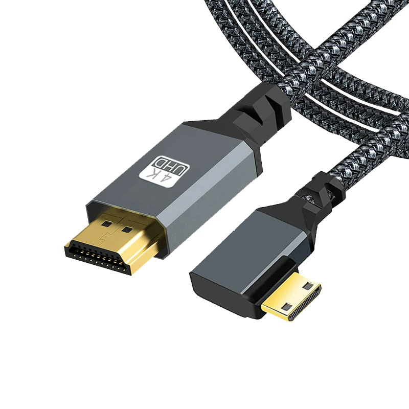 Cáp HDMI độ phân giải cao phiên bản 2.0 4K@60HZ mini hdmi card đồ họa máy tính camera sang bộ chuyển đổi máy chiếu