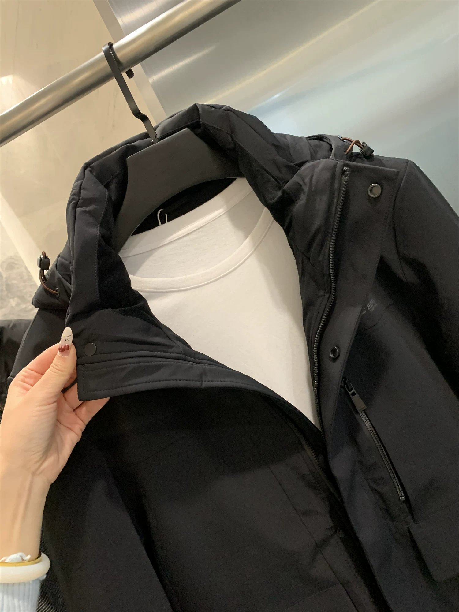 Don Quixote Yajia Chuyuan! Áo khoác lông vũ 90% có thể tháo rời! Áo khoác giữ ấm ba trong một mùa đông dành cho nam.