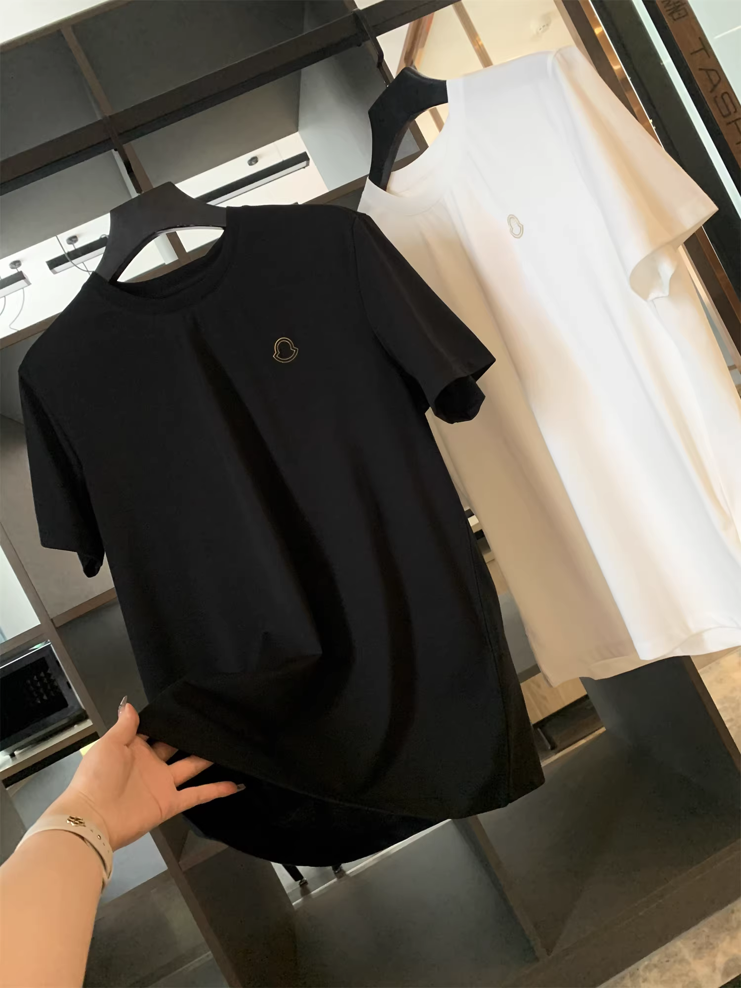 Don Quixote Sự sang trọng nhẹ nhàng của Pháp! Áo thun nam tay ngắn cổ tròn chất liệu cotton mềm mại, thoáng mát, co giãn, kiểu dáng đơn giản mùa hè