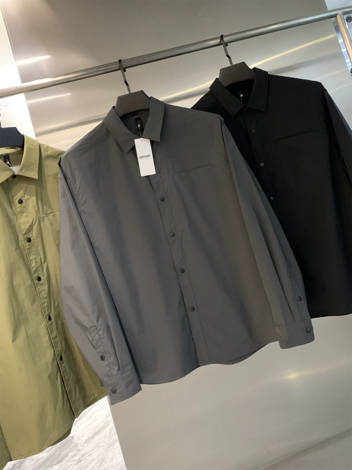 Dòng sản phẩm Don Quixote Old Reputation! Áo sơ mi dài tay thoáng khí bằng vải dệt ngoài trời dành cho nam mùa hè hợp thời trang