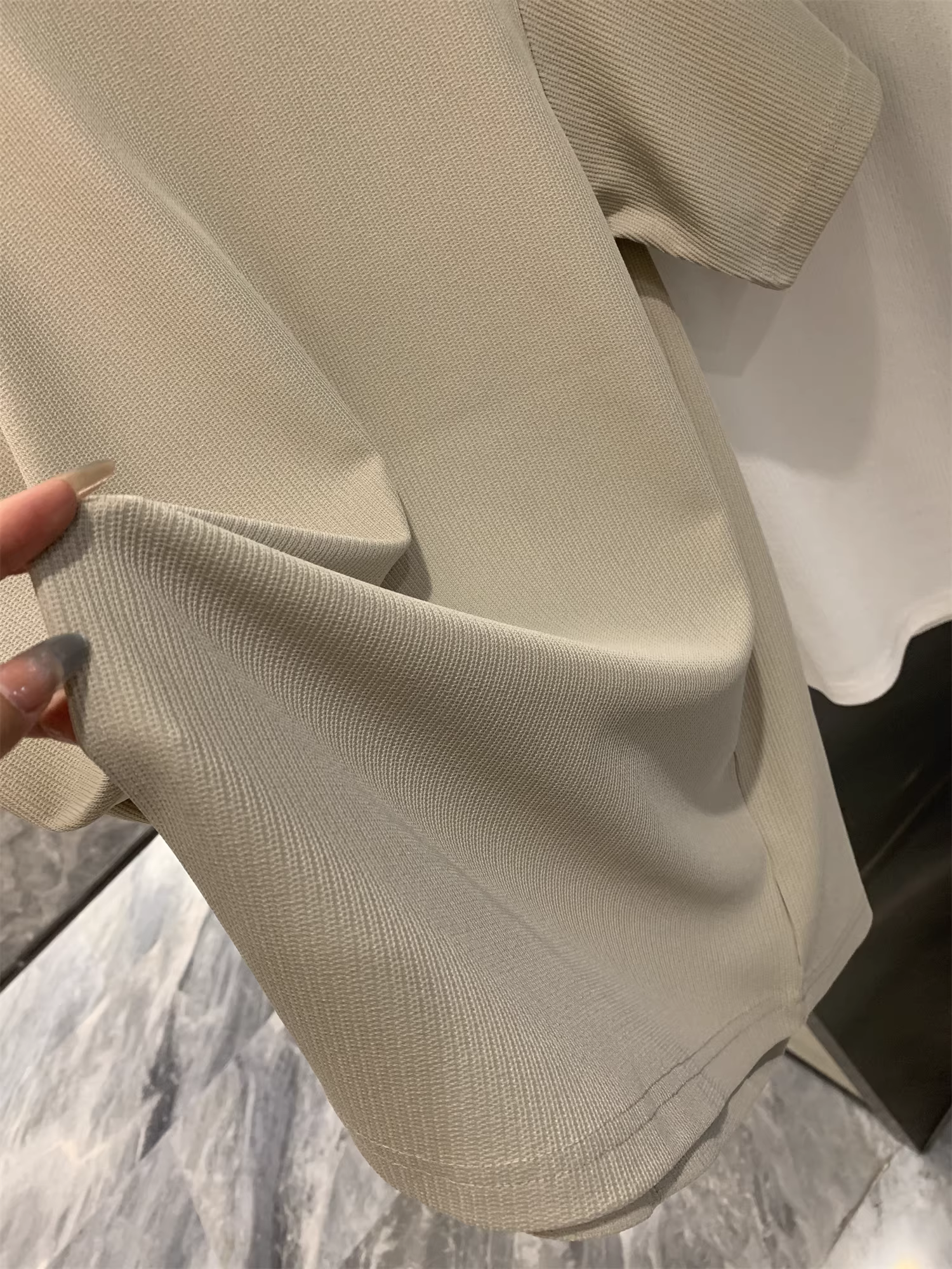 Don Quixote đan len băng! Thoải mái và thoáng khí! Áo thun nam mùa hè màu trơn cổ tròn tay ngắn phong cách thường ngày