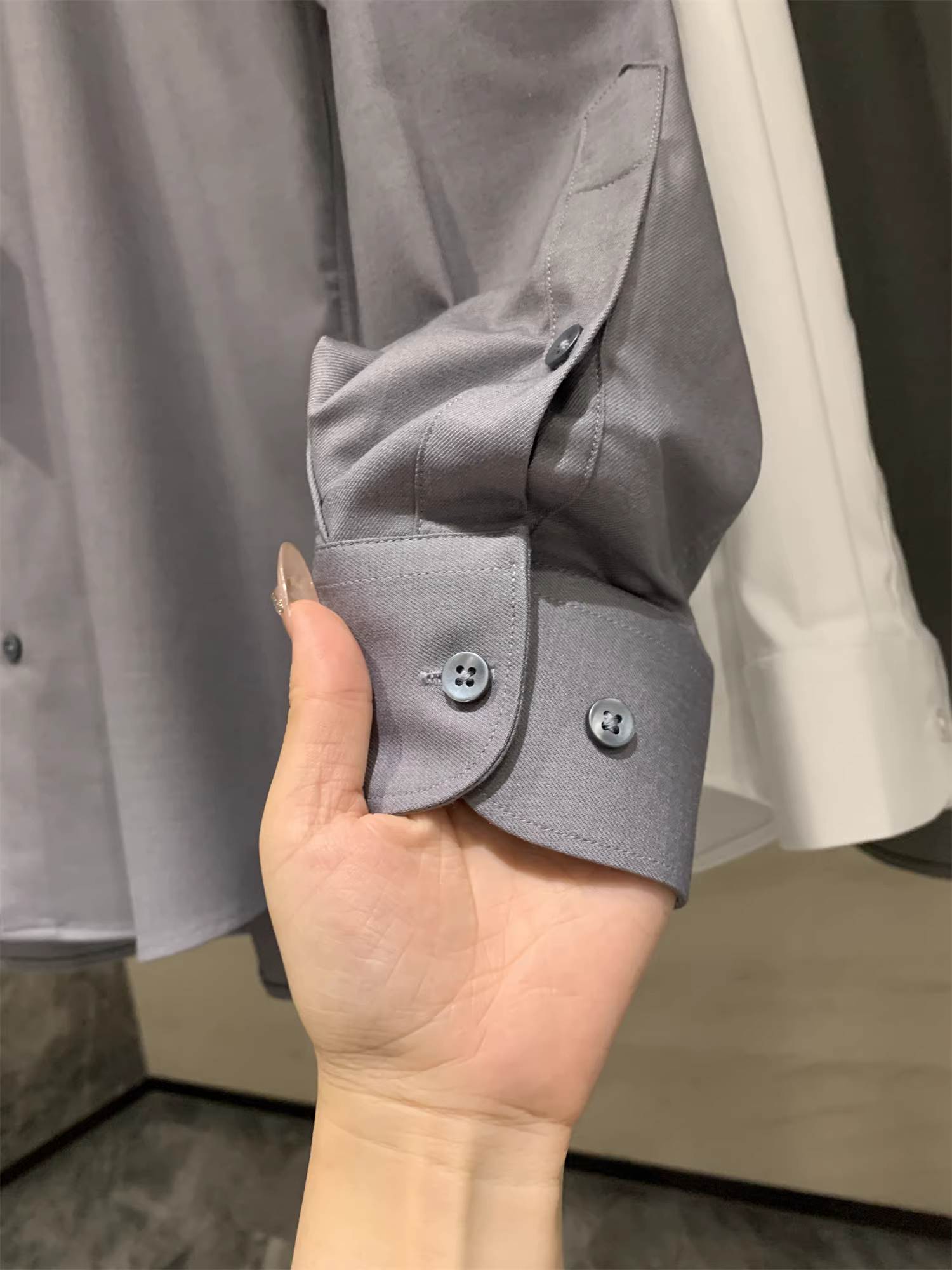 Don Quixote đến từ gia đình M! Len cừu + modal! Áo sơ mi nam cao cấp, chống nhăn, kiểu dáng thường ngày, tay dài.