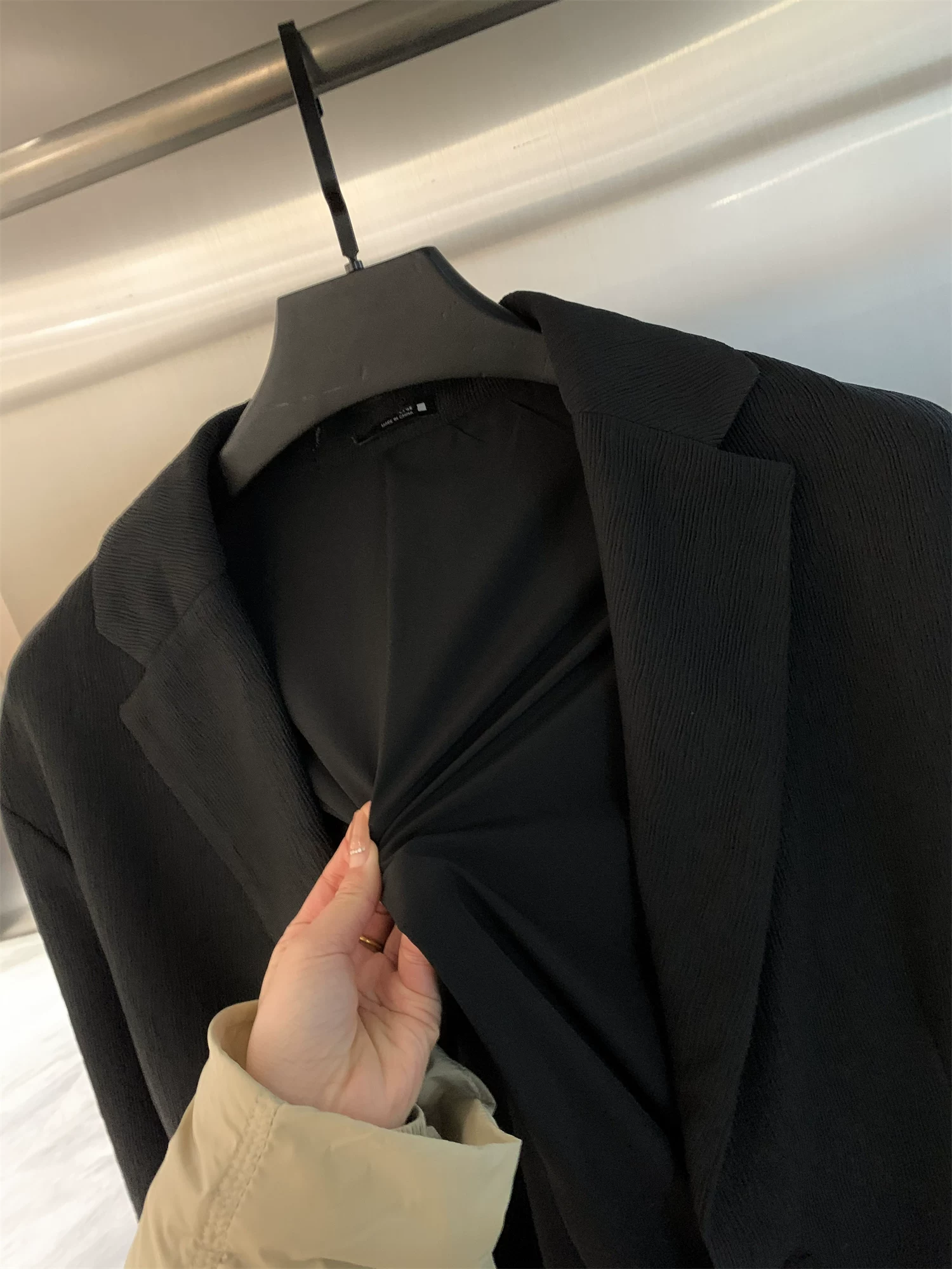 Don Quixote đến Tây Ban Nha! Họa tiết gợn sóng! Áo khoác blazer nam kiểu Ý sang trọng nhẹ nhàng, phong cách thường ngày.