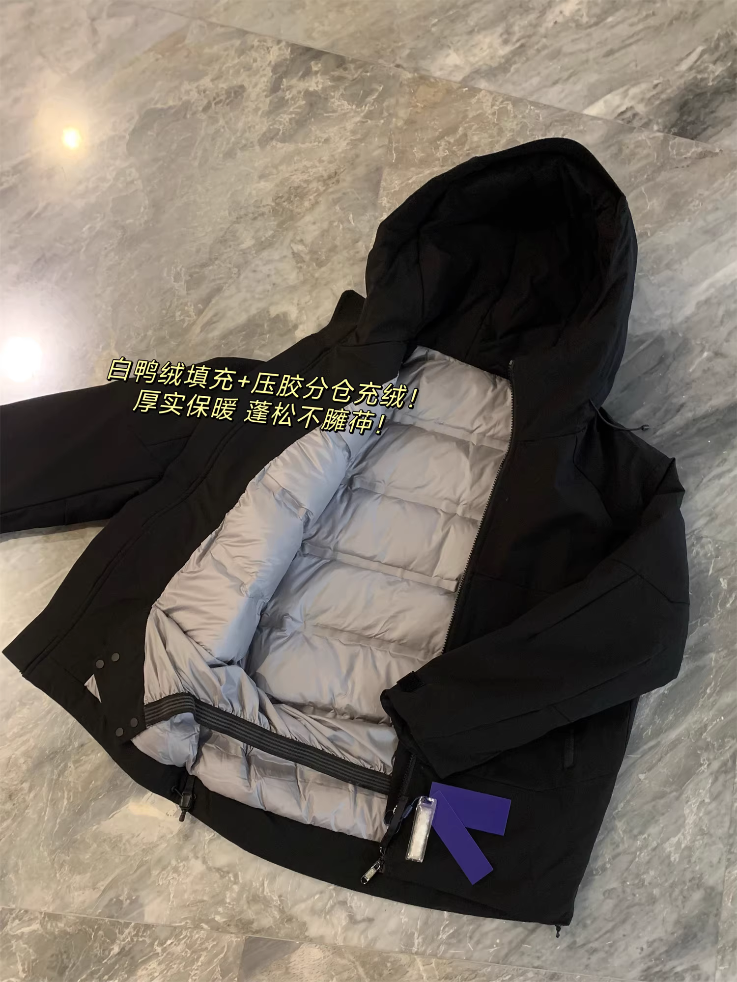 Giảm giá Don Quixote! Áo khoác lông vũ ấm áp có mũ trùm đầu dành cho nam mùa đông, kiểu dáng thời trang