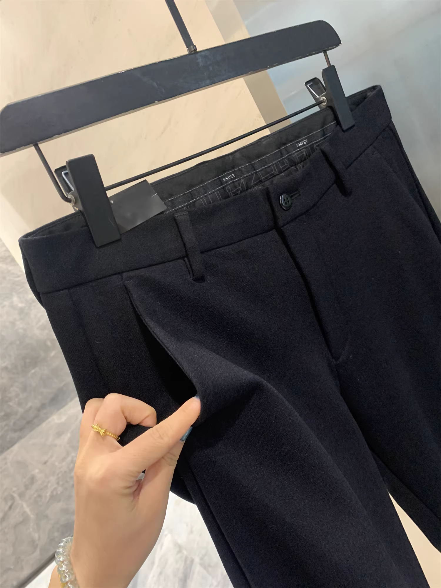 Quần âu nam chất liệu mềm mại, ấm áp, dáng thẳng, thương hiệu Don Quixote SHAN!