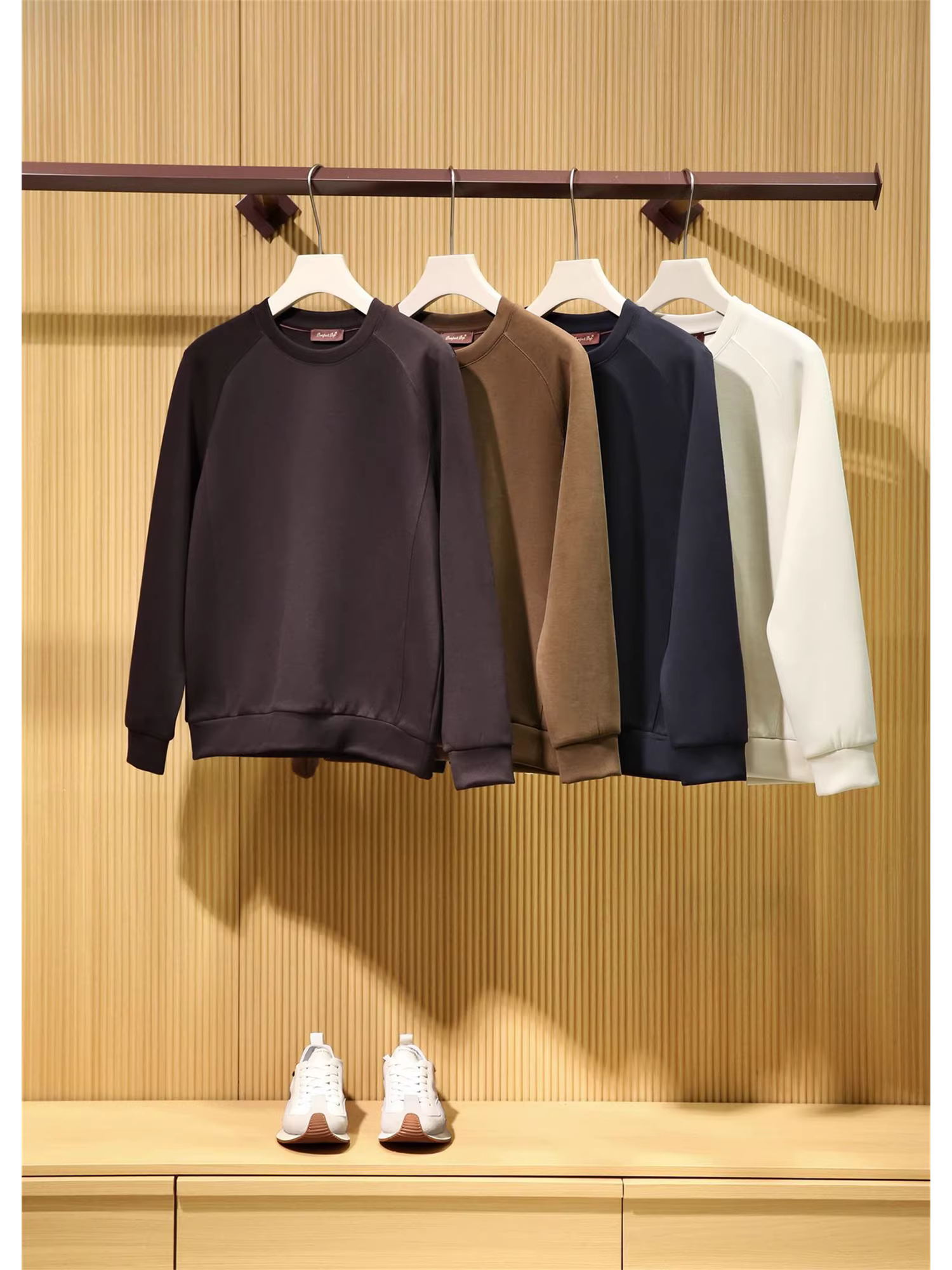 Don Quixote Acetate + Lyocell + Len! Áo len dài tay có kết cấu mềm mại, hợp thời trang