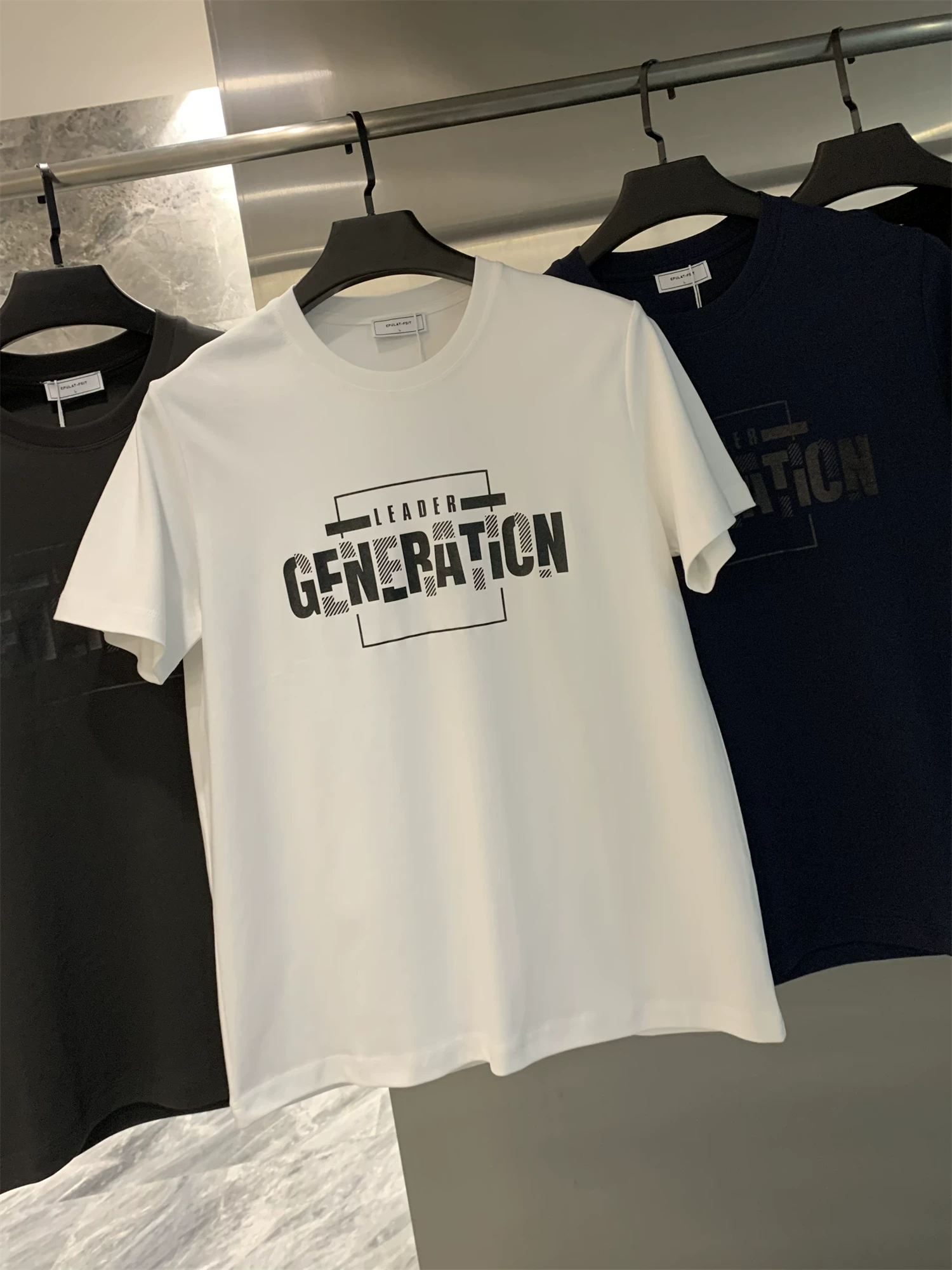 Don Quixote 260G chất liệu cotton amoniac lỏng mát mẻ! Áo thun ngắn tay in họa tiết đa năng, thoáng khí và thấm hút mồ hôi dành cho nam mùa hè