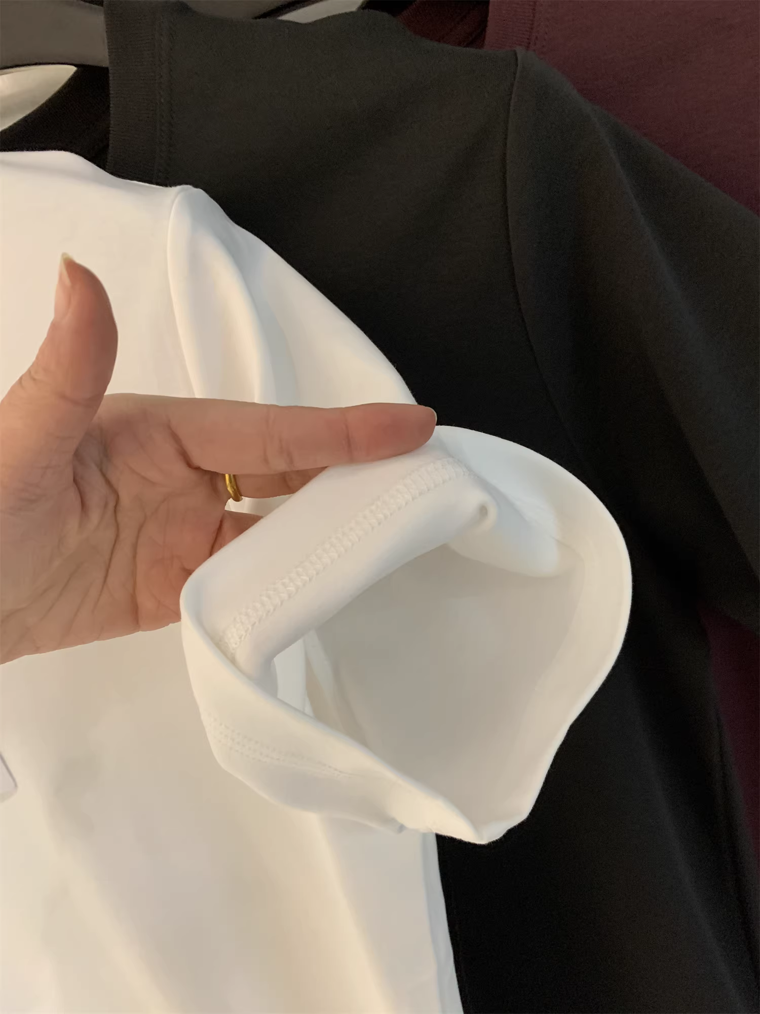 Don Quixote Ice Silk Soft Cotton! Áo thun ngắn tay cổ tròn mềm mại, thoáng khí, màu trơn đa năng mùa hè dành cho nam