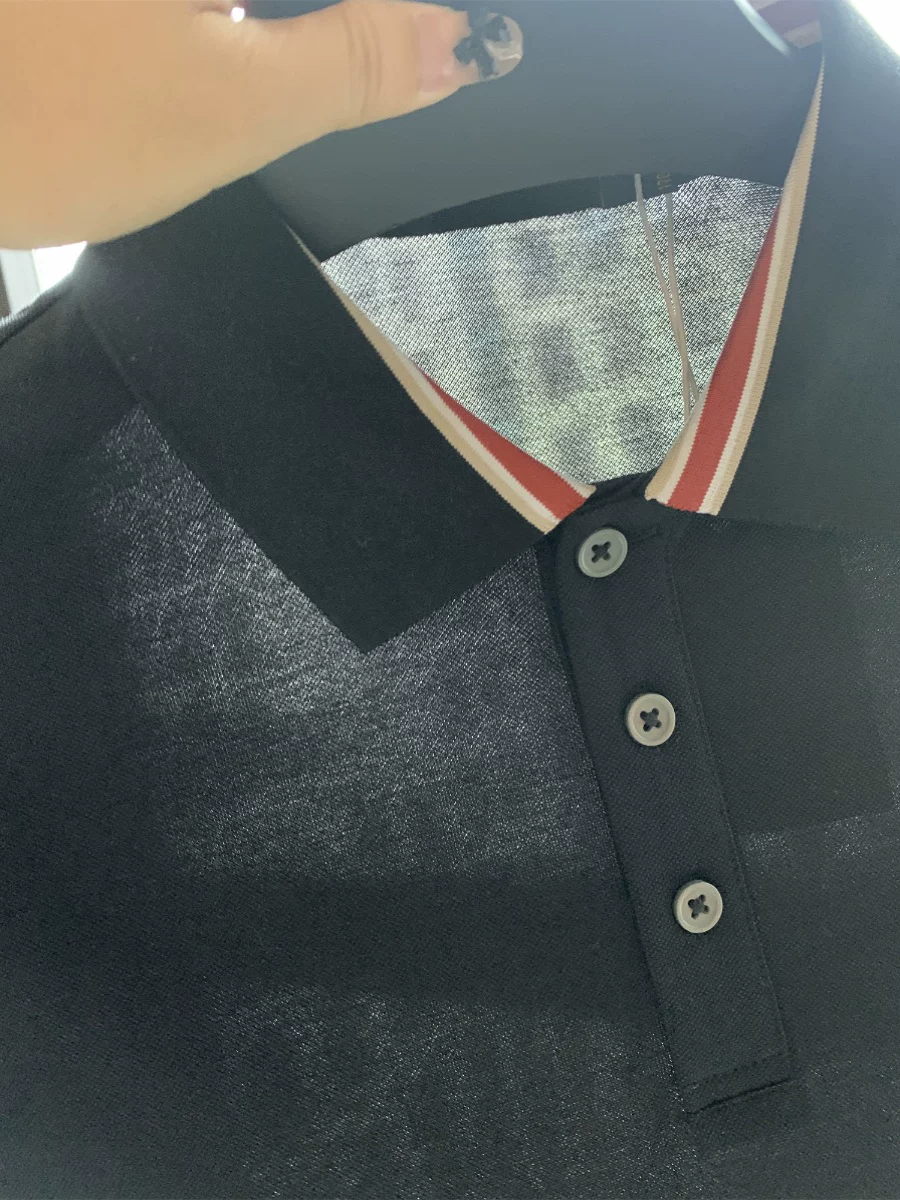 Giảm giá đặc biệt Don Quixote! Lyocell + Tơ tằm! Áo polo ngắn tay, cổ trụ, chất liệu thoáng mát và sảng khoái