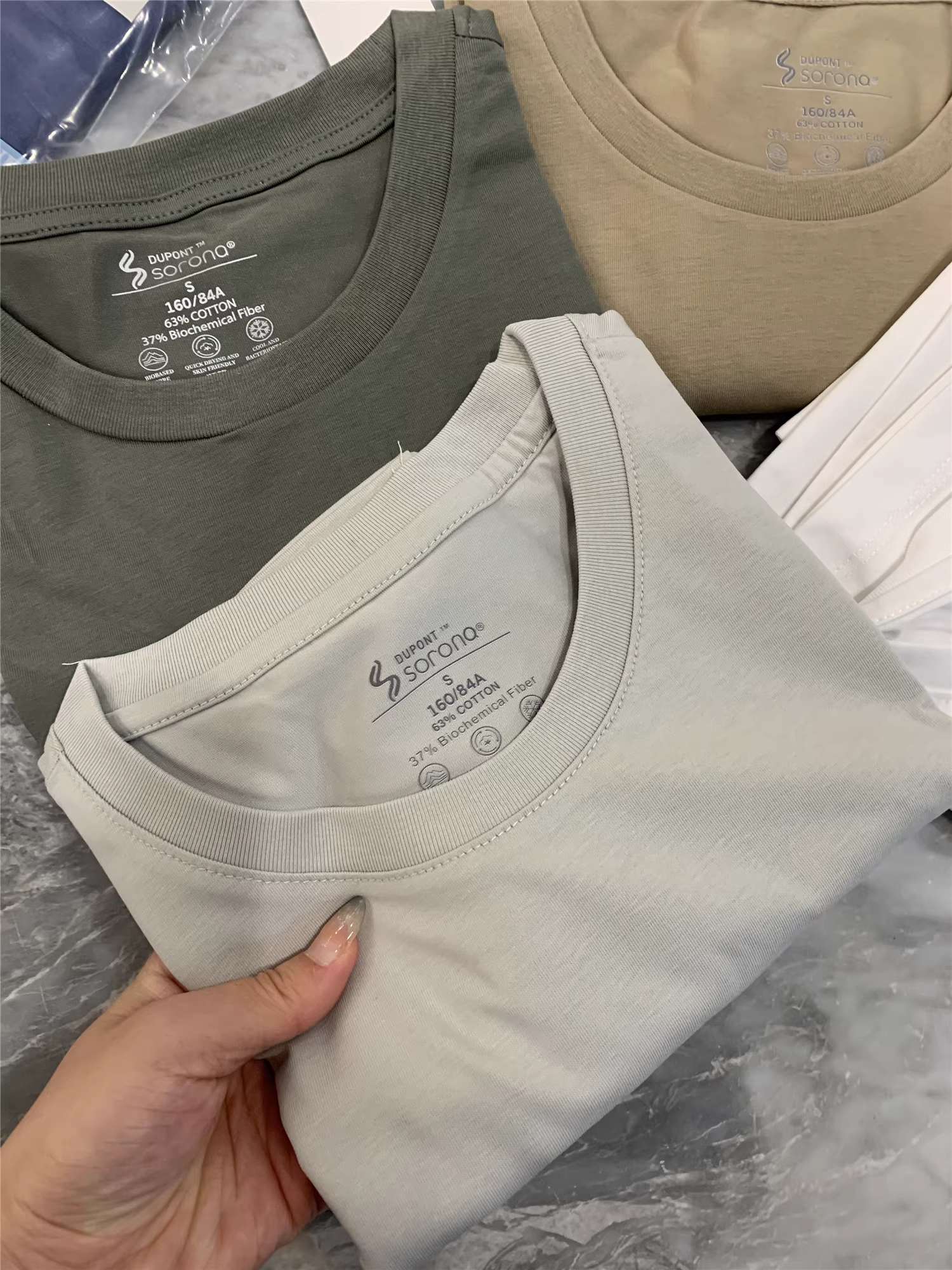 Don Quixote, hãy mua nó mà không cần suy nghĩ! Công nghệ Dupont + cotton dài sợi! Áo thun ngắn tay cổ tròn đa năng mùa hè dành cho nam.