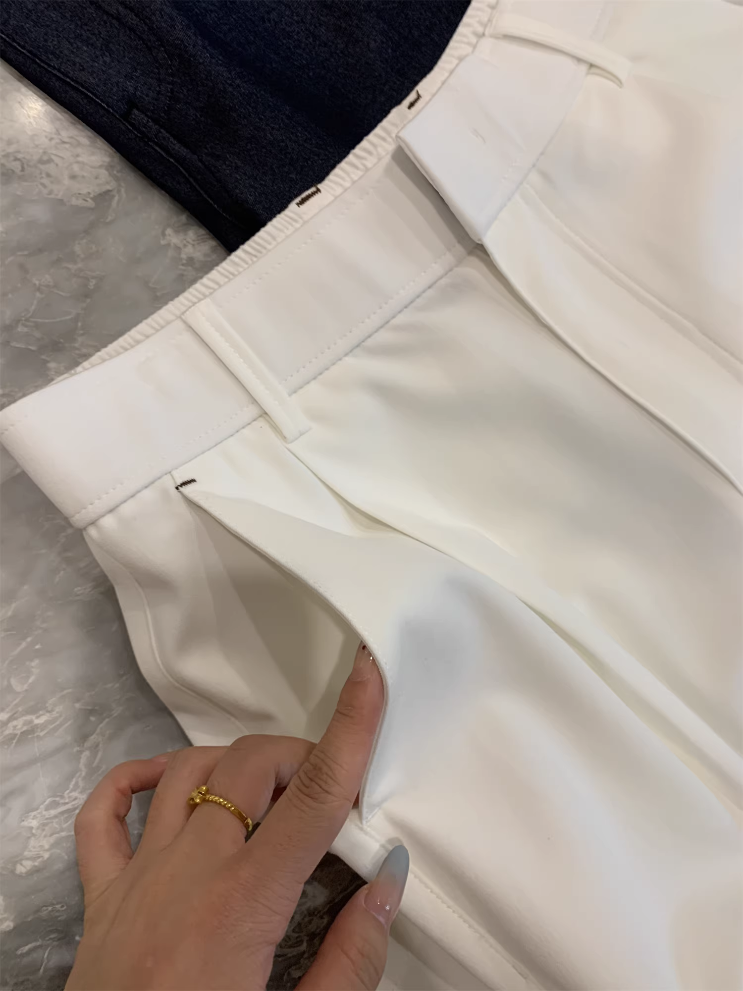 Don Quixote Z* chất lượng nguyên bản! Nếm thử phong cách! Quần âu dáng thẳng đơn giản, thoải mái mùa hè dành cho nam