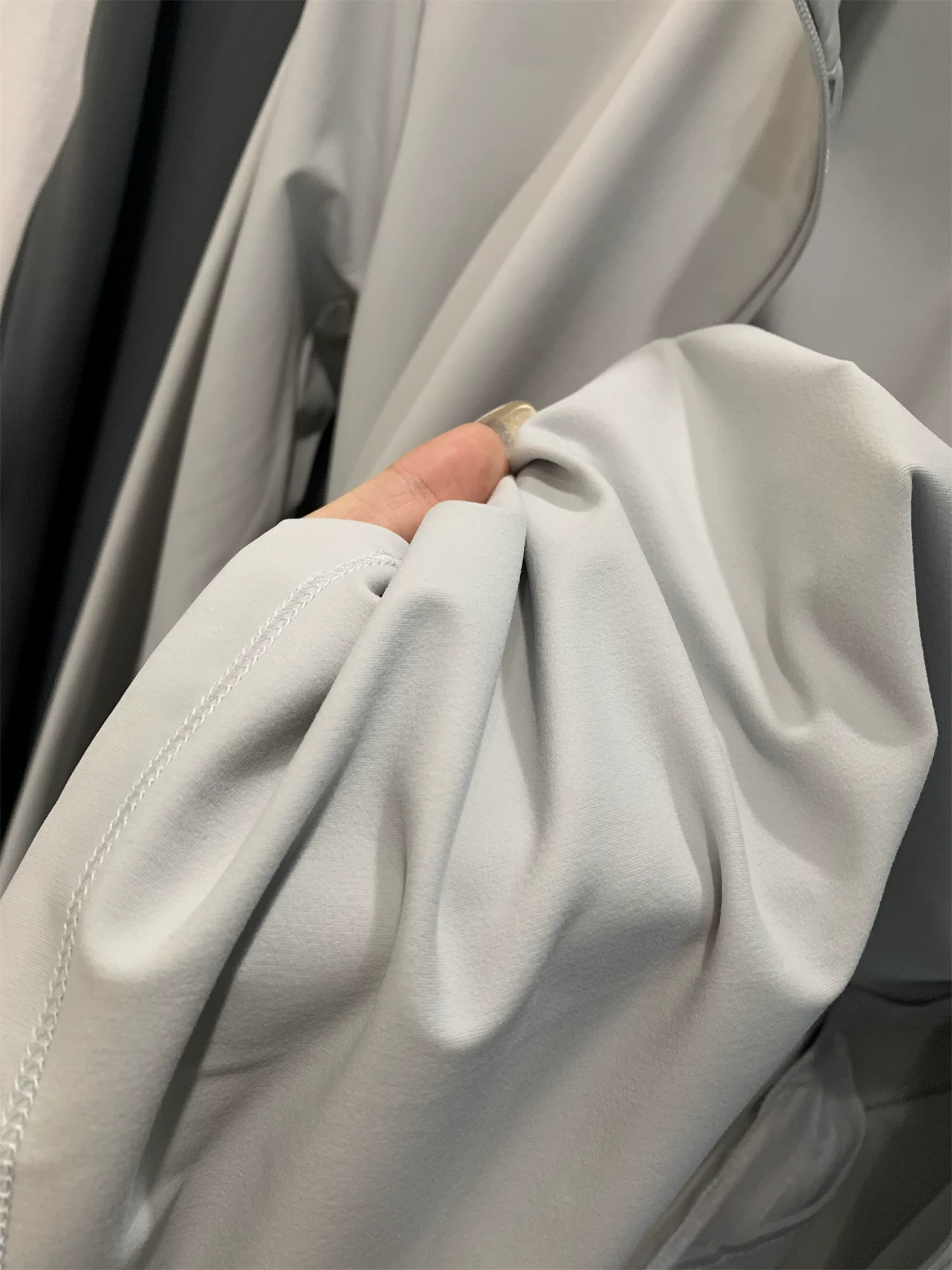 Don Quixote 7A kháng khuẩn! Kết cấu lớp không khí! Áo khoác có cổ đứng được thiết kế 3D mới cho mùa thu đông