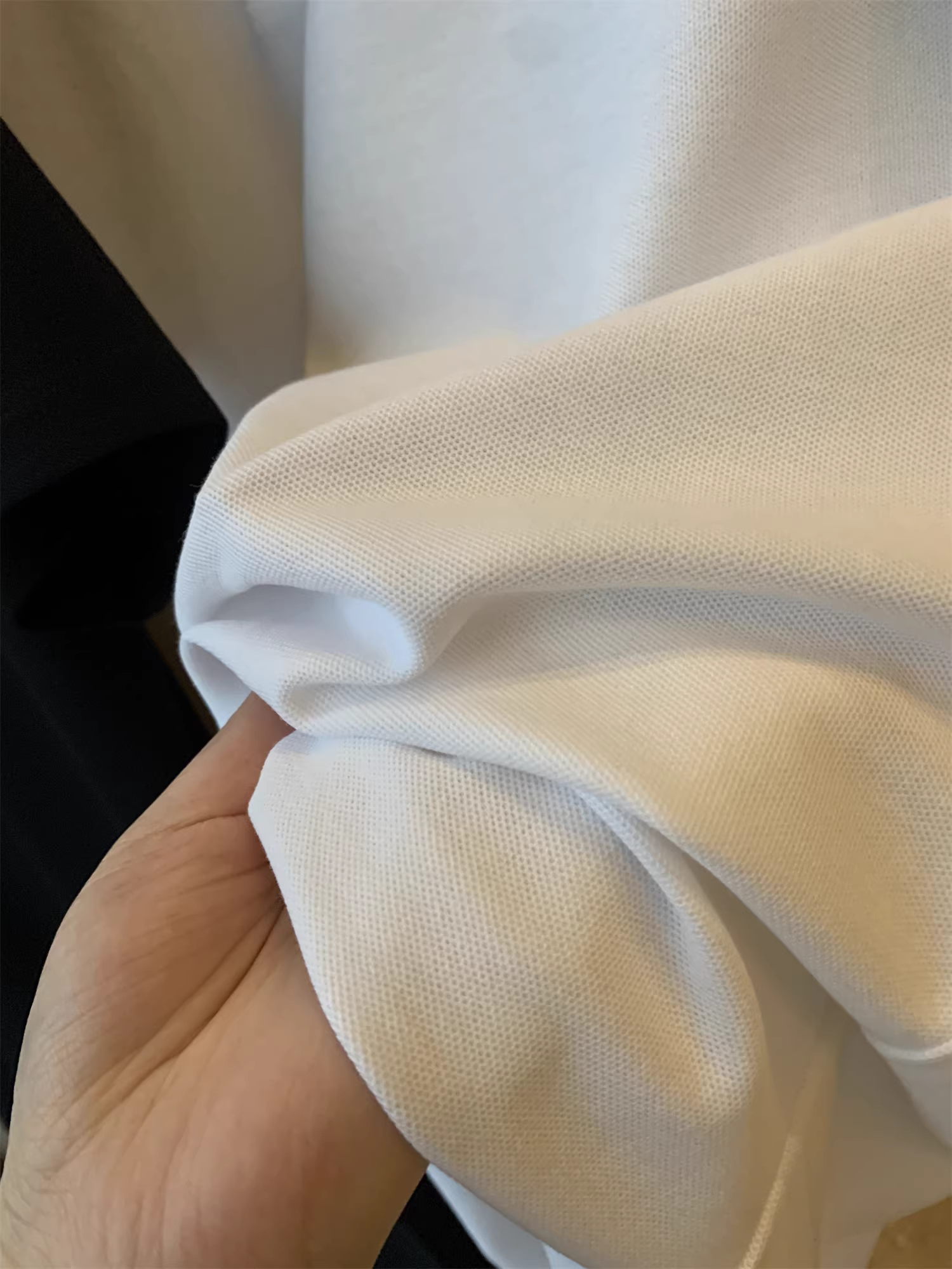 Áo Polo công sở mùa hè chất liệu vải kỹ thuật cao Don Quixote! Vải Pique chải kỹ! Áo thun nam cổ trụ lịch sự.