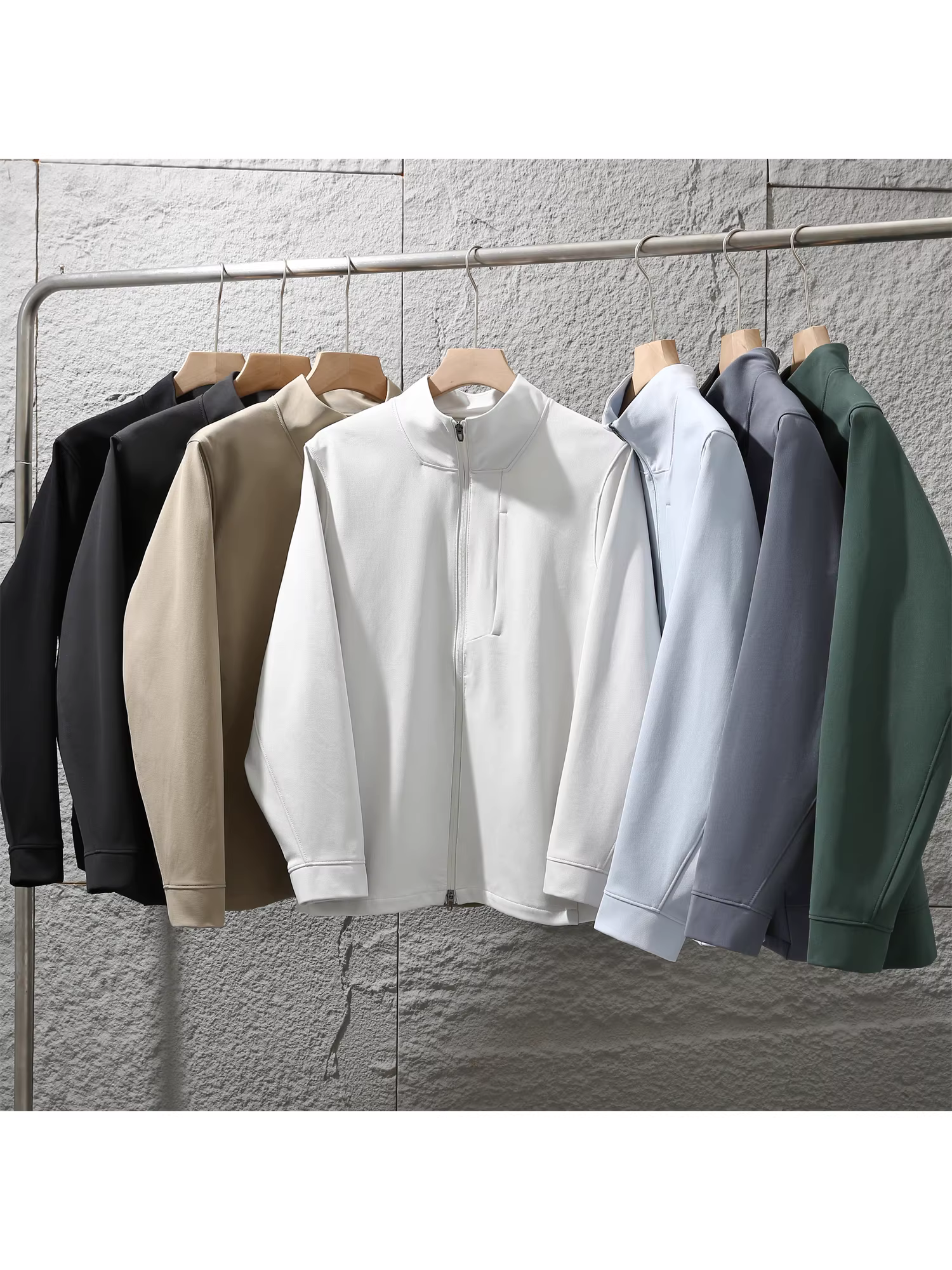 Don Quixote, một sản phẩm tuyệt vời từ cửa hàng Xiaolu! Giá ở nước ngoài: 128 nhân dân tệ! Áo khoác nam cổ đứng, may đo 3D, kiểu dáng thường ngày, thích hợp cho hoạt động ngoài trời.