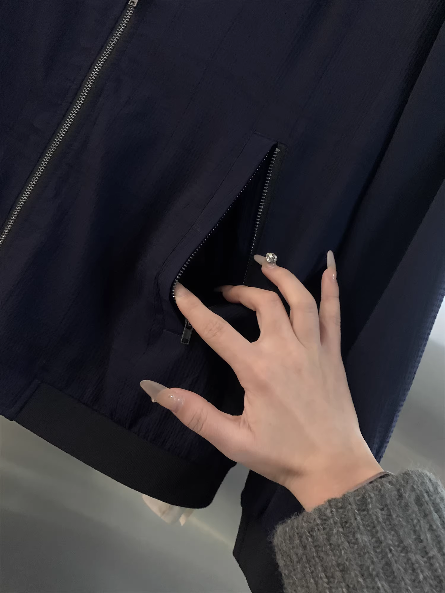 Don Quixote, hàng tồn kho cũ! Áo khoác cổ bóng chày mùa xuân dành cho nam giới, chất liệu mềm mại, mịn màng, thoáng khí.