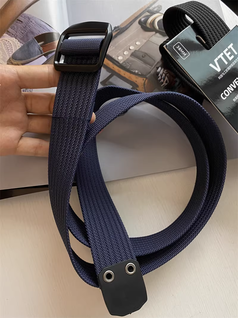 Don Quixote rất chắc chắn và bền bỉ! Được sản xuất bởi Fei Fen Manufacturing! Thắt lưng hợp kim dệt nylon đa năng dành cho nam giới.