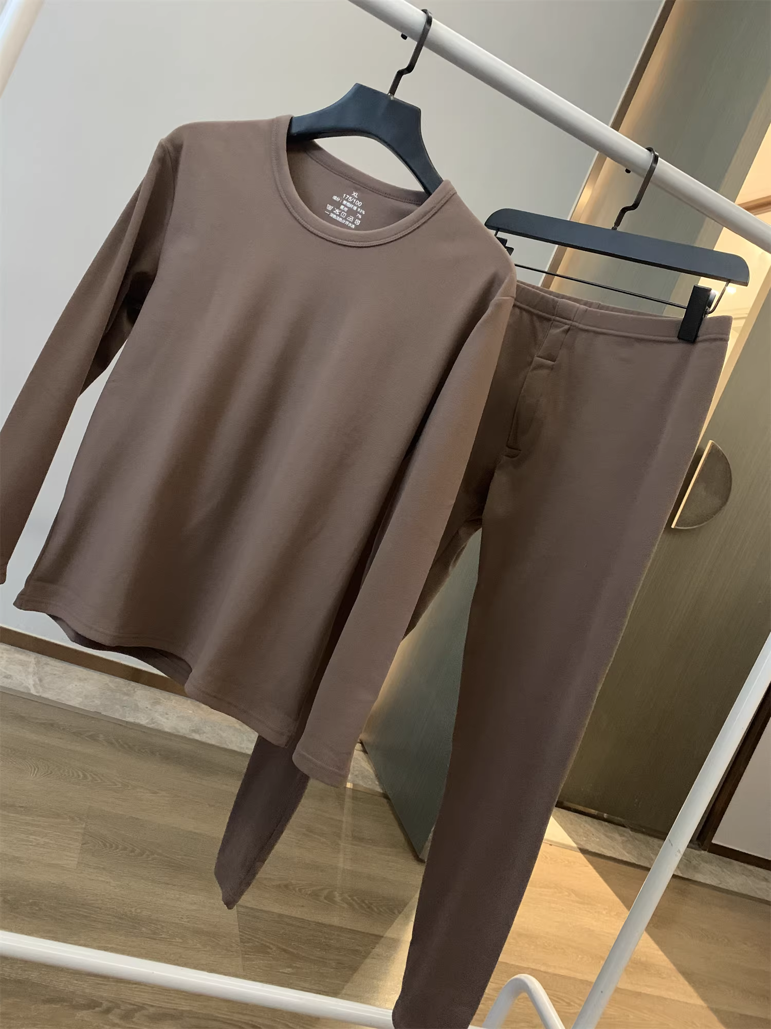 Don Quixote Hengtongde Velvet! Tinh tế và thân thiện với làn da! Bộ đồ lót giữ nhiệt nam mùa thu đông, bộ hai món.