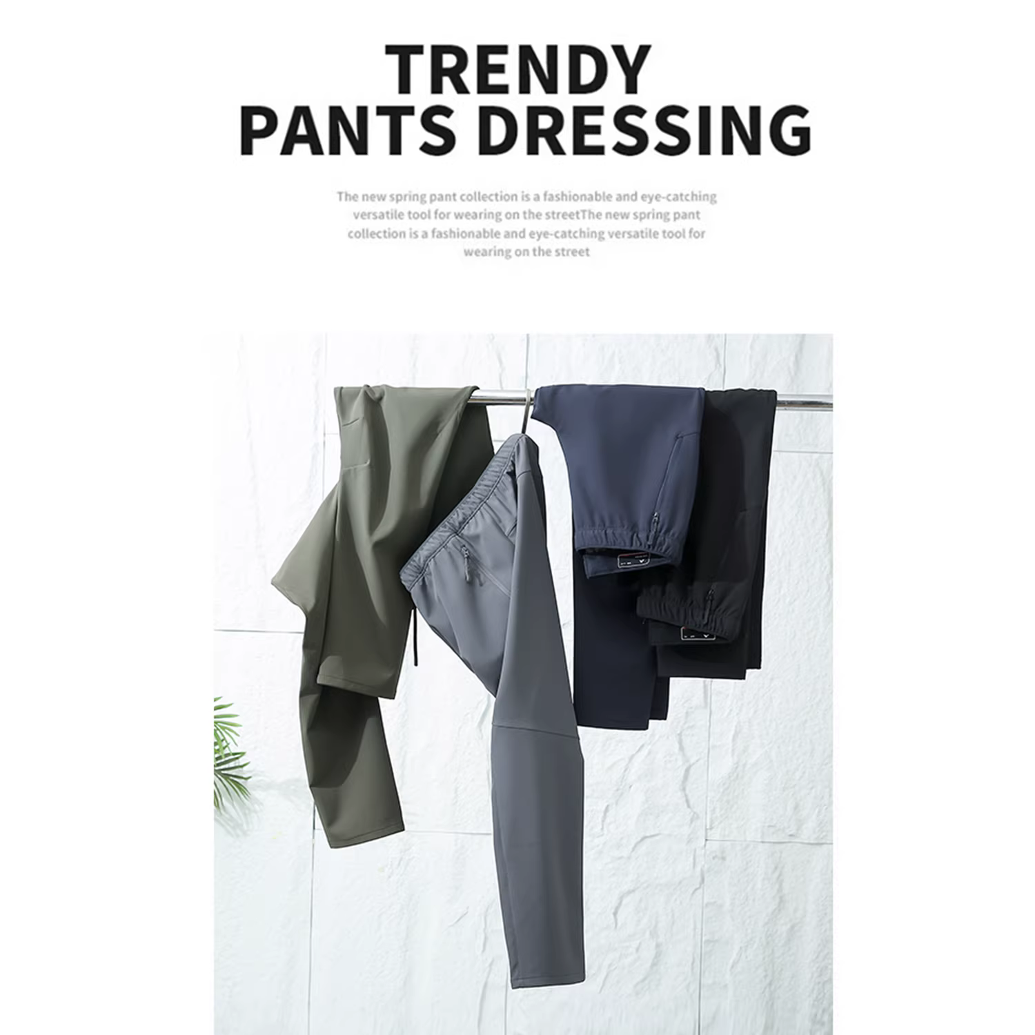 Don Quixote là một bước đột phá trong ngành! Thiết kế 3D nổi bật! Quần dài nam mùa thu đông, chống thấm nước, đa năng, phong cách thời trang.