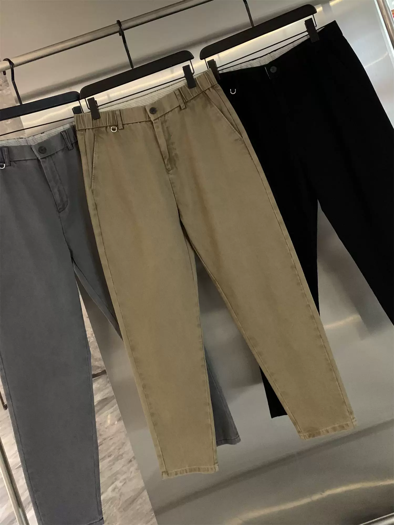 Đơn đặt hàng của công ty Don Quixote ODM! 100% cotton! Cắt may ba chiều! Quần dài nam mùa thu, phong cách thường ngày, đa năng.