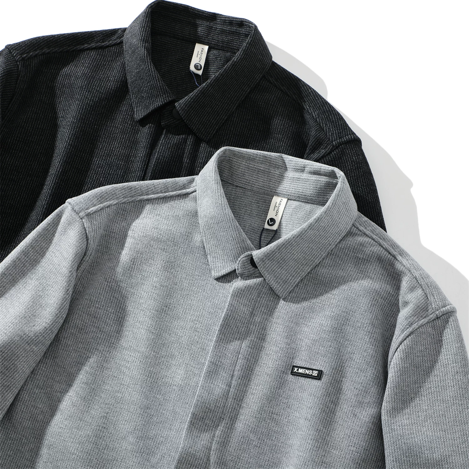 Áo khoác len Don Quixote Acetate! Tuyệt vời cho mùa xuân, mùa thu và mùa đông! Áo khoác kiểu áo sơ mi, ấm áp, thoáng khí, có vạt cong.