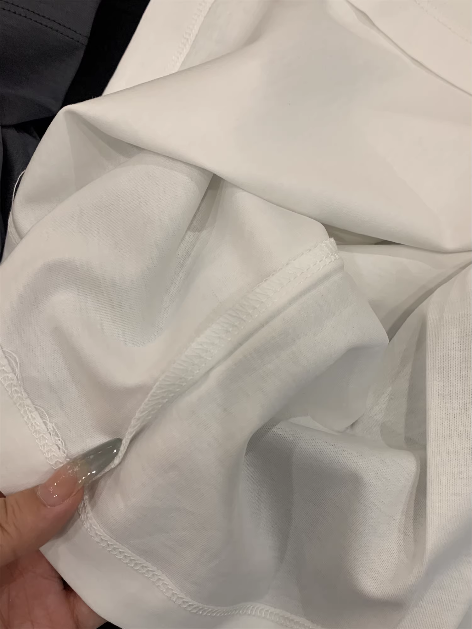 Don Quixote đã nhập khẩu vải cotton mercerized P! Áo thun nam cao cấp mùa hè, chất liệu dập nổi ba chiều, thoải mái, kiểu dáng đơn giản, tay ngắn