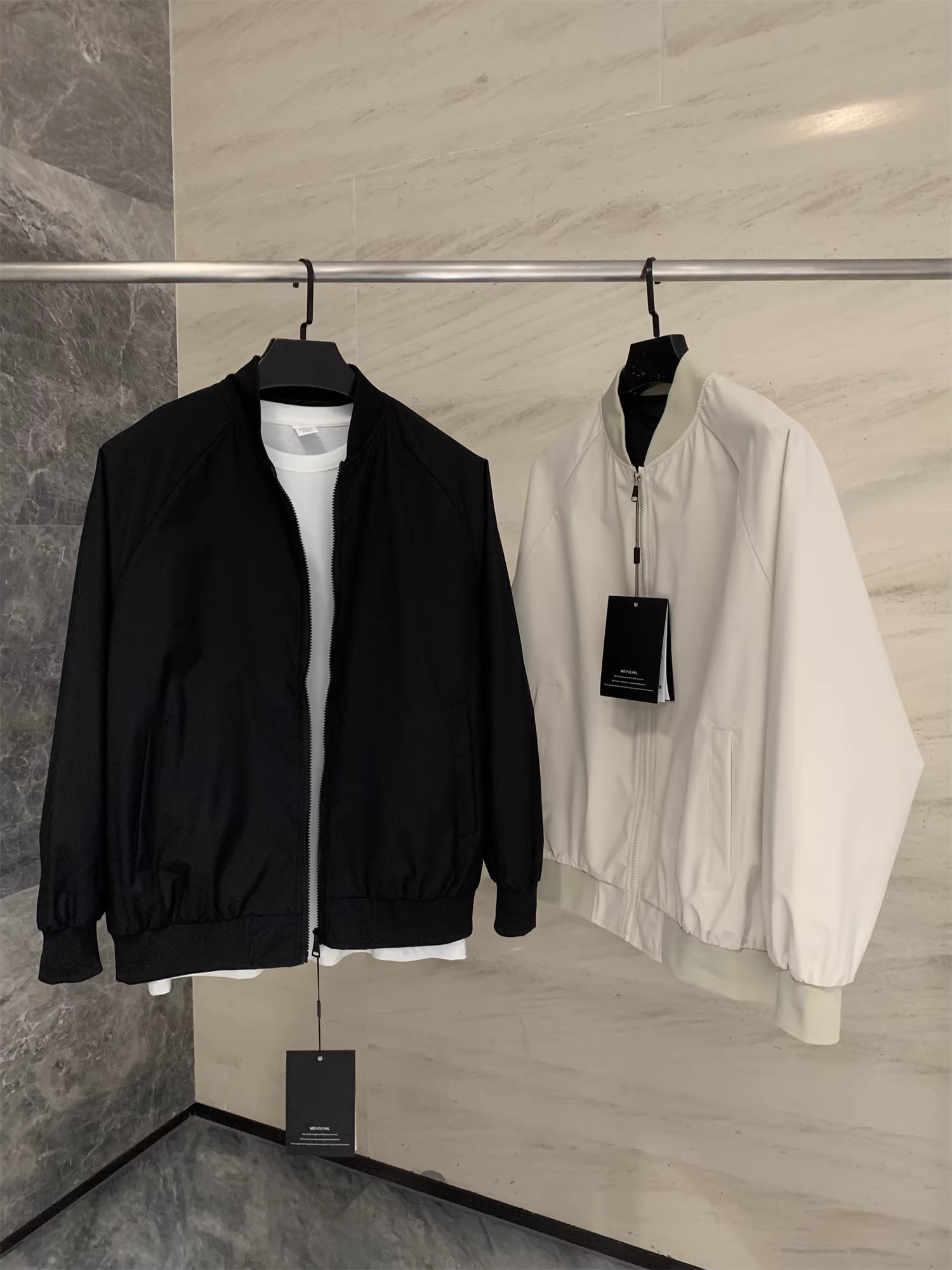 Đơn đặt hàng của công ty Don Quixote ODM! Áo khoác bóng chày nam mùa thu, nhẹ, đơn giản, phong cách thường ngày.