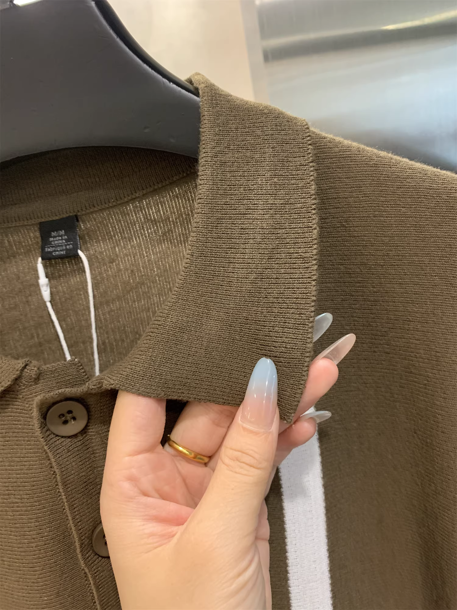 Don Quixote, phong cách yuppie của Anh! May đo riêng! Áo polo ngắn tay dệt kim, tinh tế, ôm sát, thấm hút mồ hôi, thoáng khí.