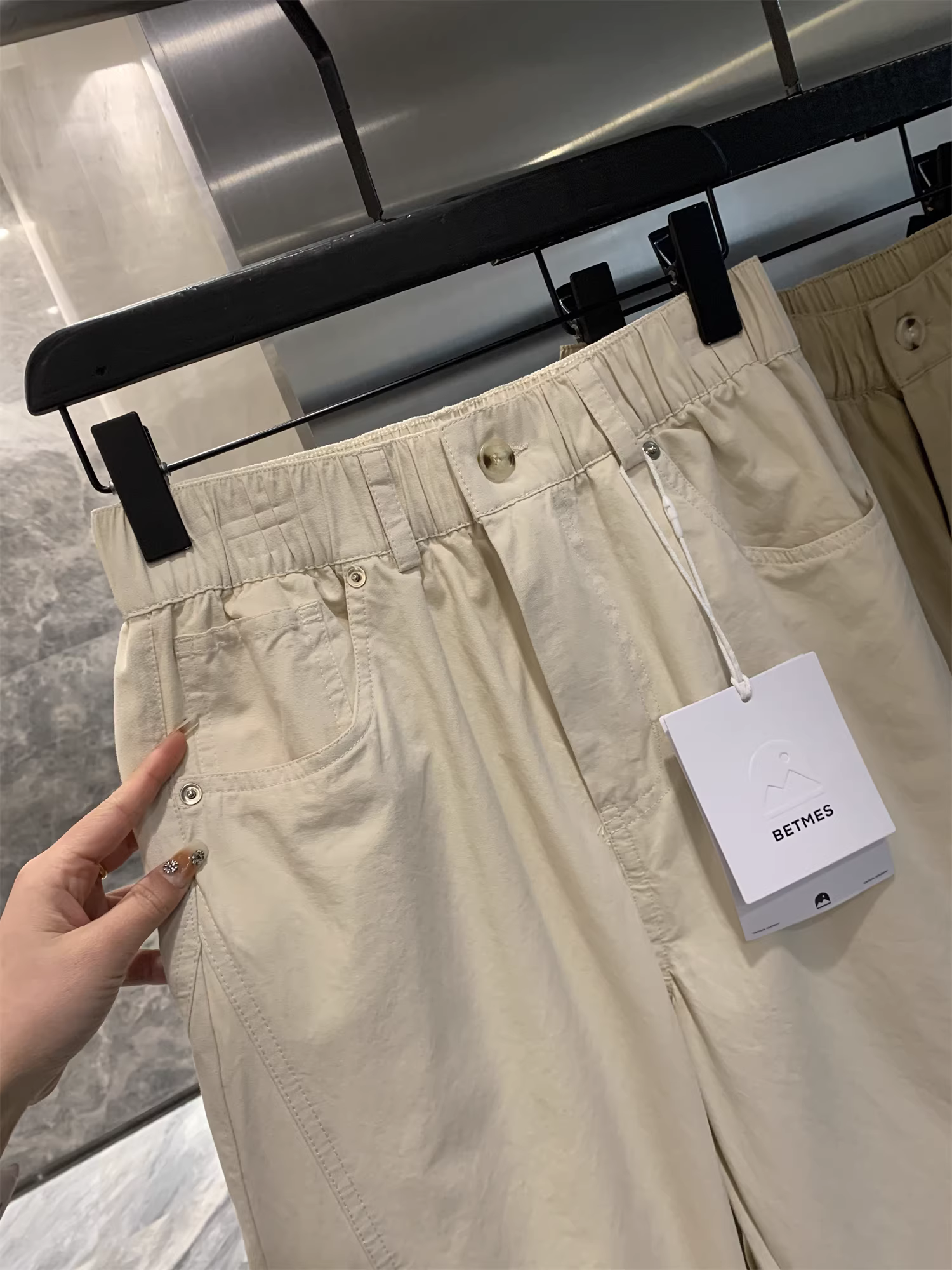 Quần âu nam dáng thẳng Don Quixote Scimitar Cut + may đo 3D! Màu trơn, phong cách retro, đa năng, xu hướng mùa xuân.