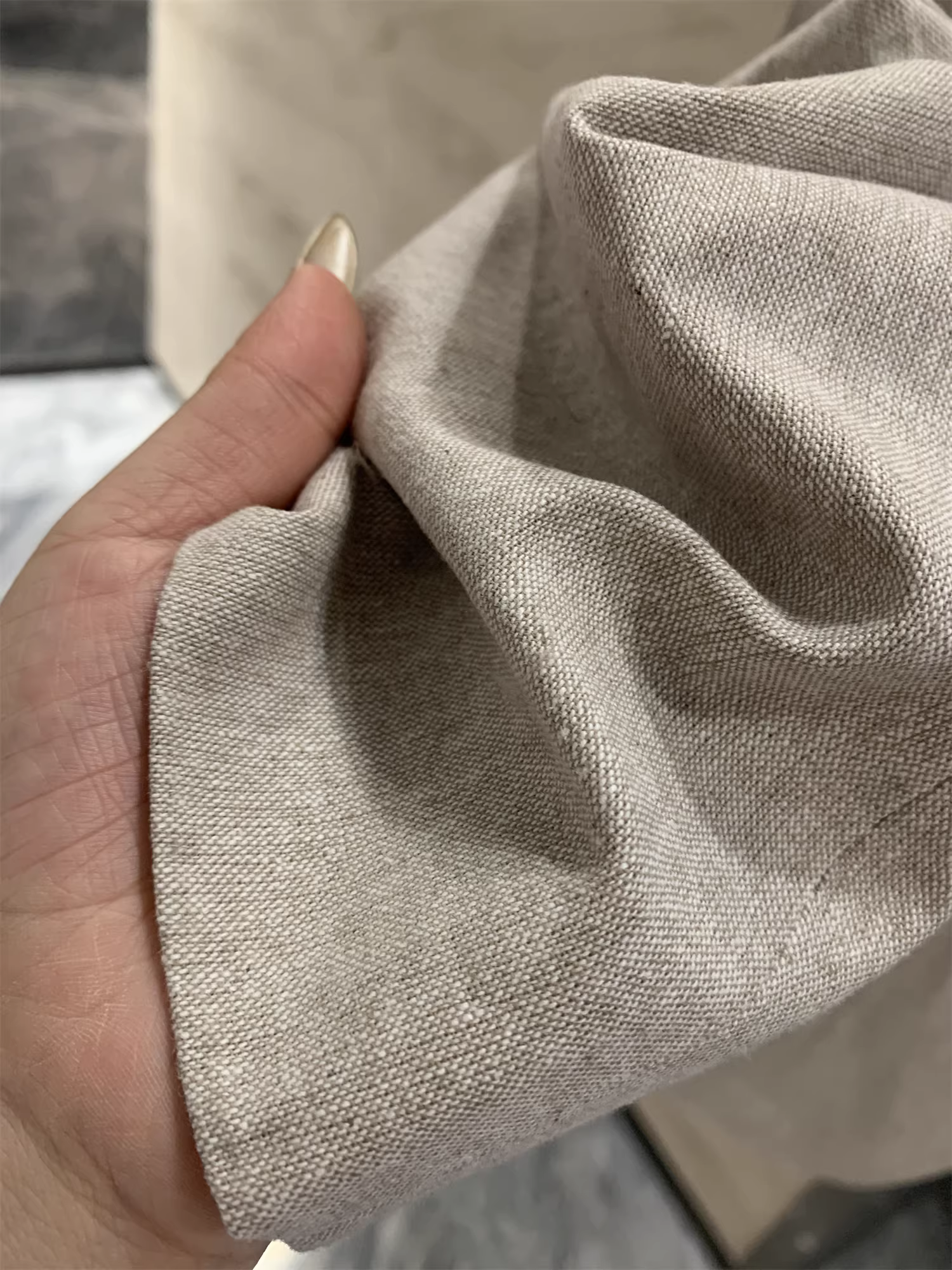 Don Quixote, vải lanh + cotton! Đã giặt sạch! Áo blazer kiểu doanh nhân lịch sự.