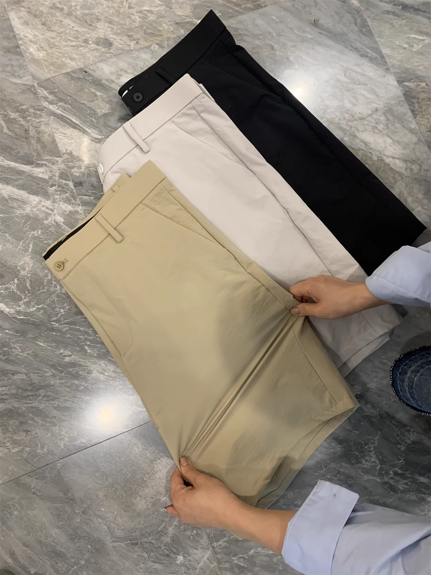 Don Quixote, thương hiệu cao cấp của Mỹ! Dòng sản phẩm Golf! Quần short thể thao mùa hè thoáng mát, nhanh khô, thoáng khí dành cho nam.