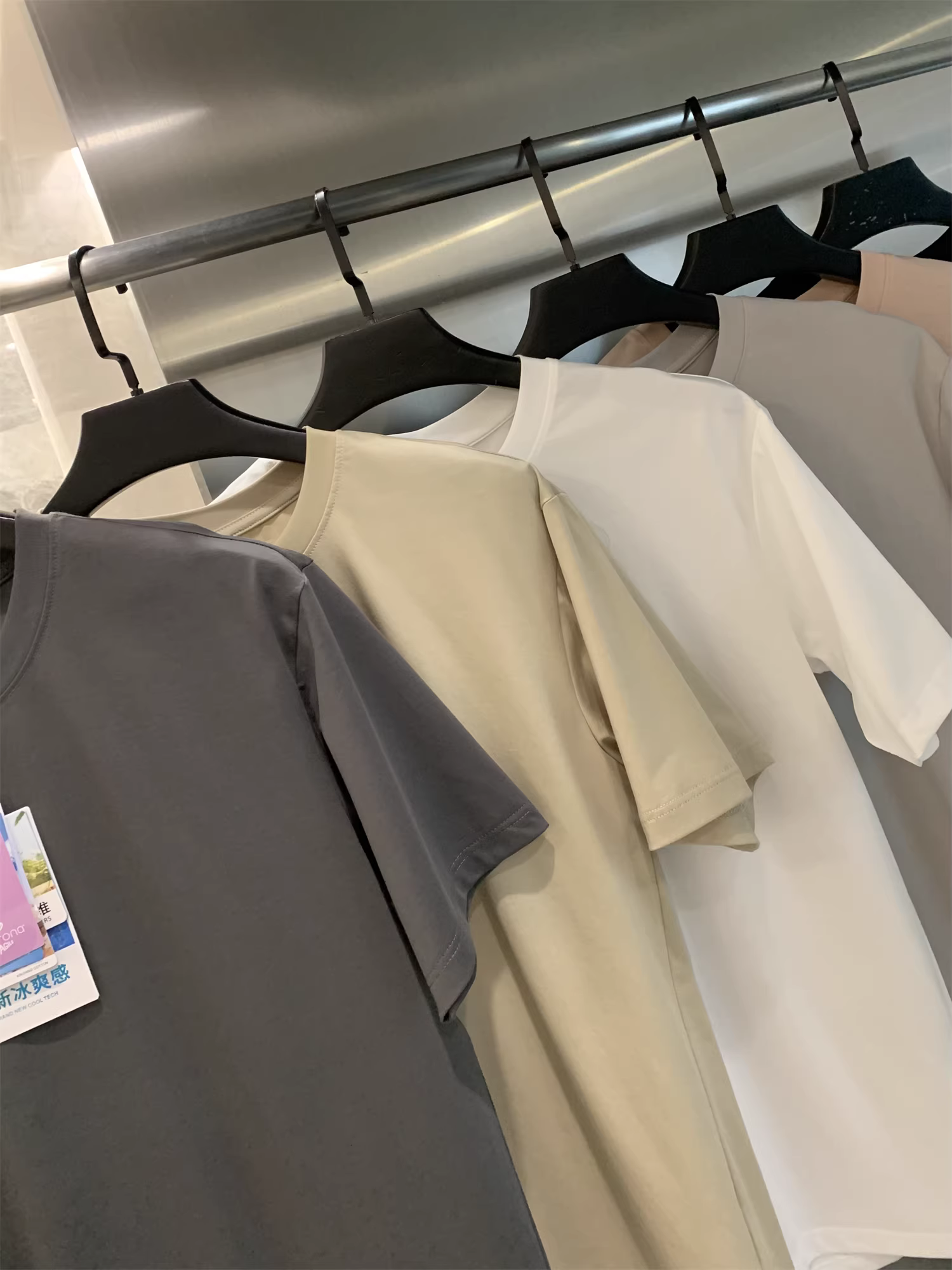 Don Quixote Cool Sorona! Áo thun cotton dài sợi pha Tencel! Áo thun ngắn tay mùa hè thoáng khí, chất liệu Mercerized, kiểu dáng thường ngày