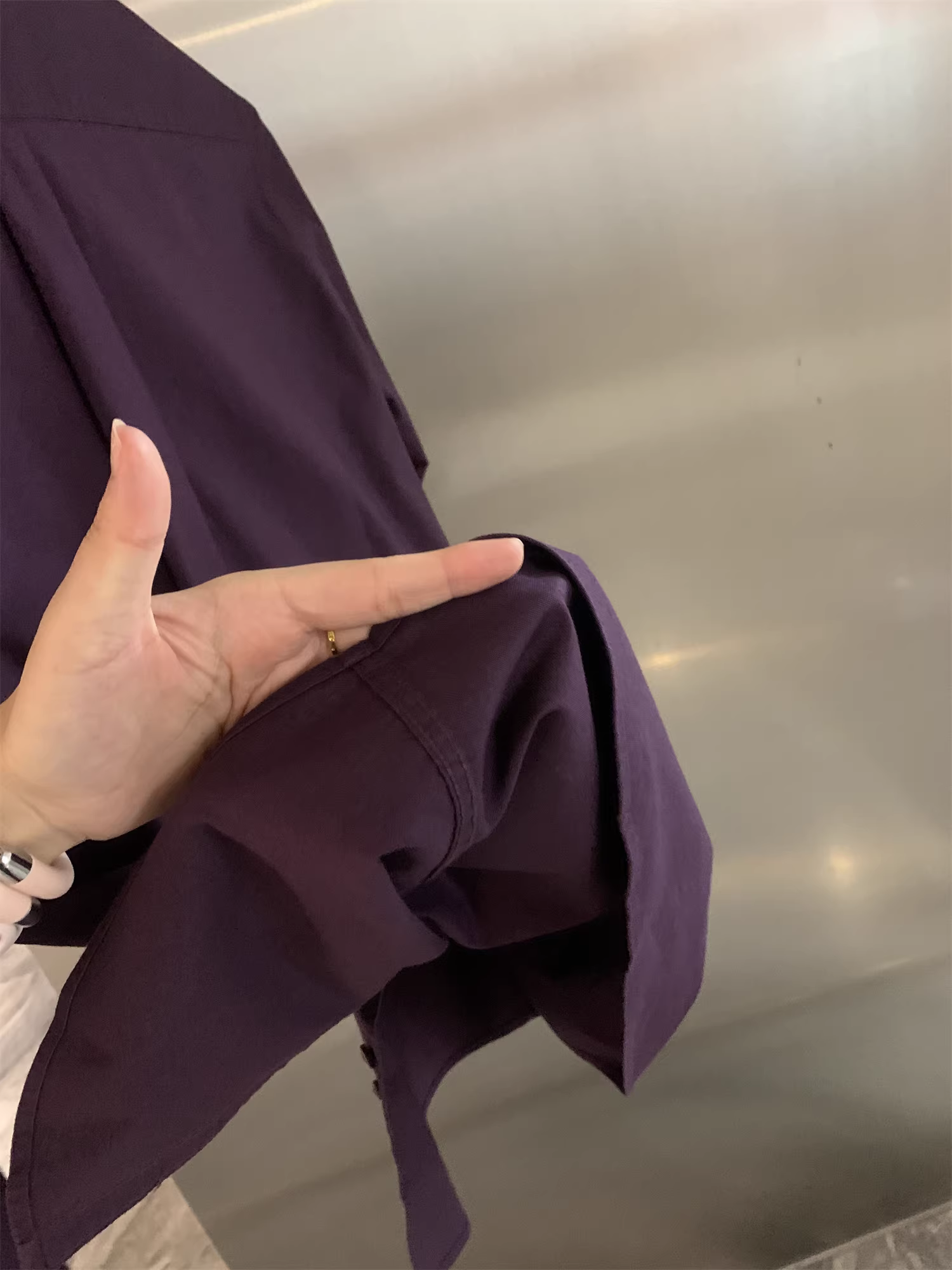 Giảm giá Don Quixote! Chất liệu cotton dày dặn đã qua xử lý! Áo sơ mi dài tay mùa thu dành cho nam.