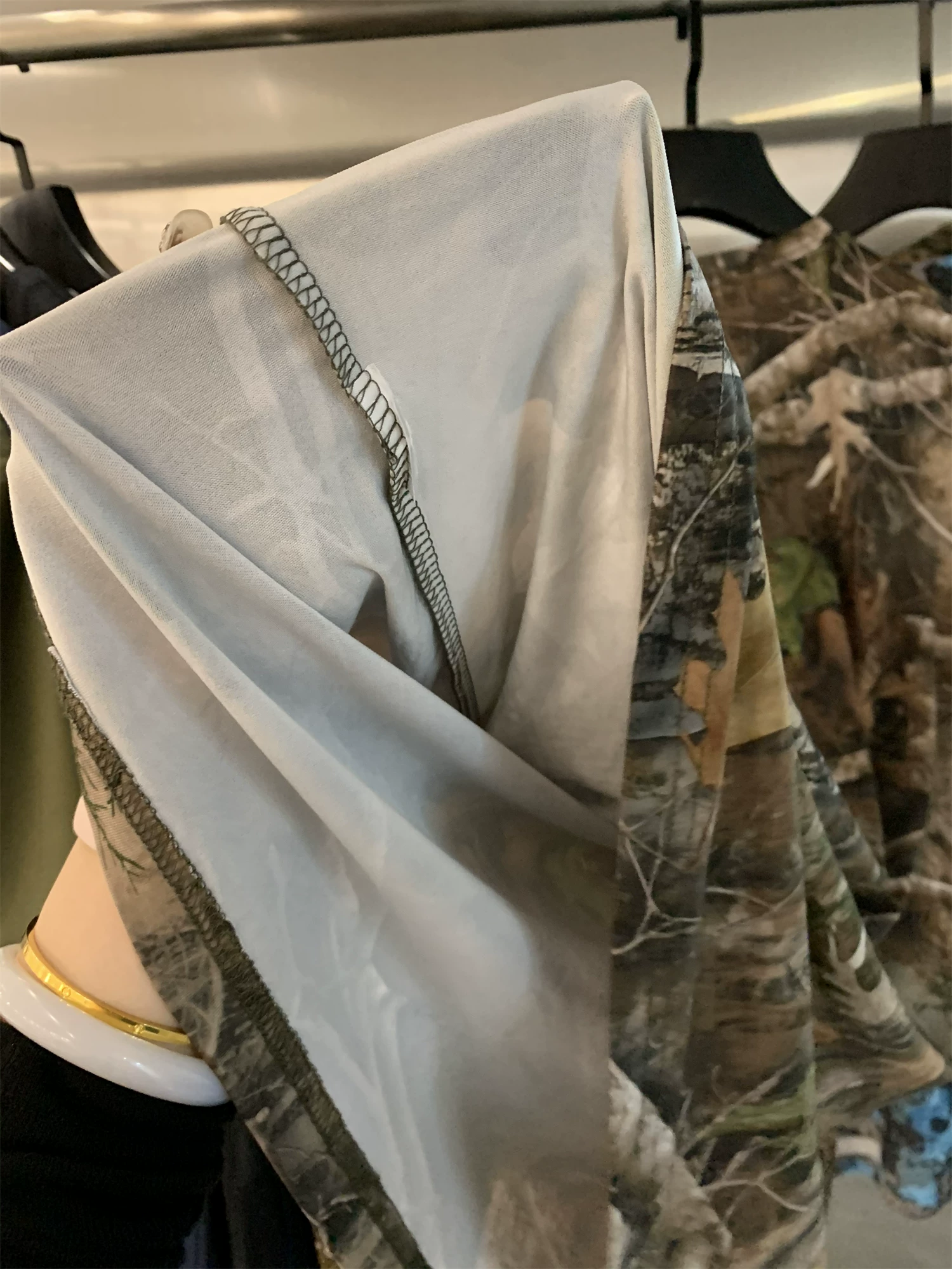 Don Quixote, có nhiều màu sắc! Áo thun ngắn tay thoáng khí, nhanh khô, ngụy trang sinh học, dòng săn bắn ngoài trời dành cho nam.