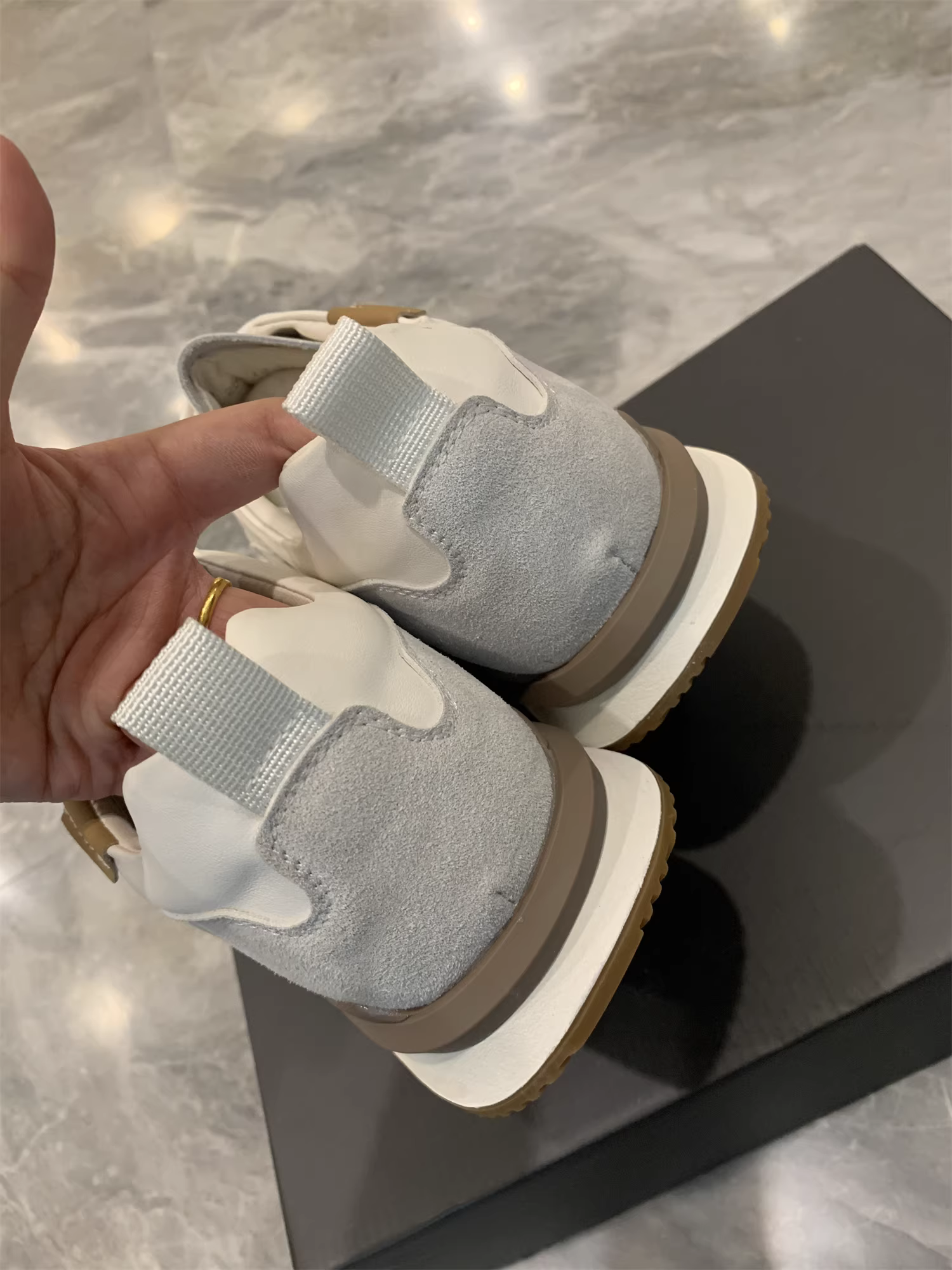 Dòng sản phẩm Golf Don Quixote! Da bò cao cấp! Giày thể thao nam da thật cổ điển, chất lượng cao.