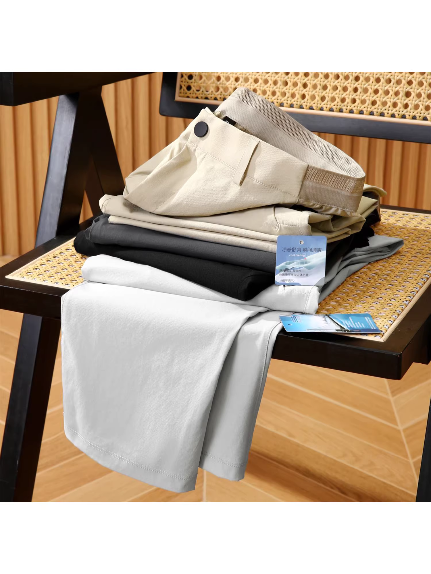 Công nghệ nhanh khô màu đen của Don Quixote! Quần thể thao ngoài trời 3D may đo, nhẹ, nhanh khô, co giãn cao, chất liệu mờ mềm mại.