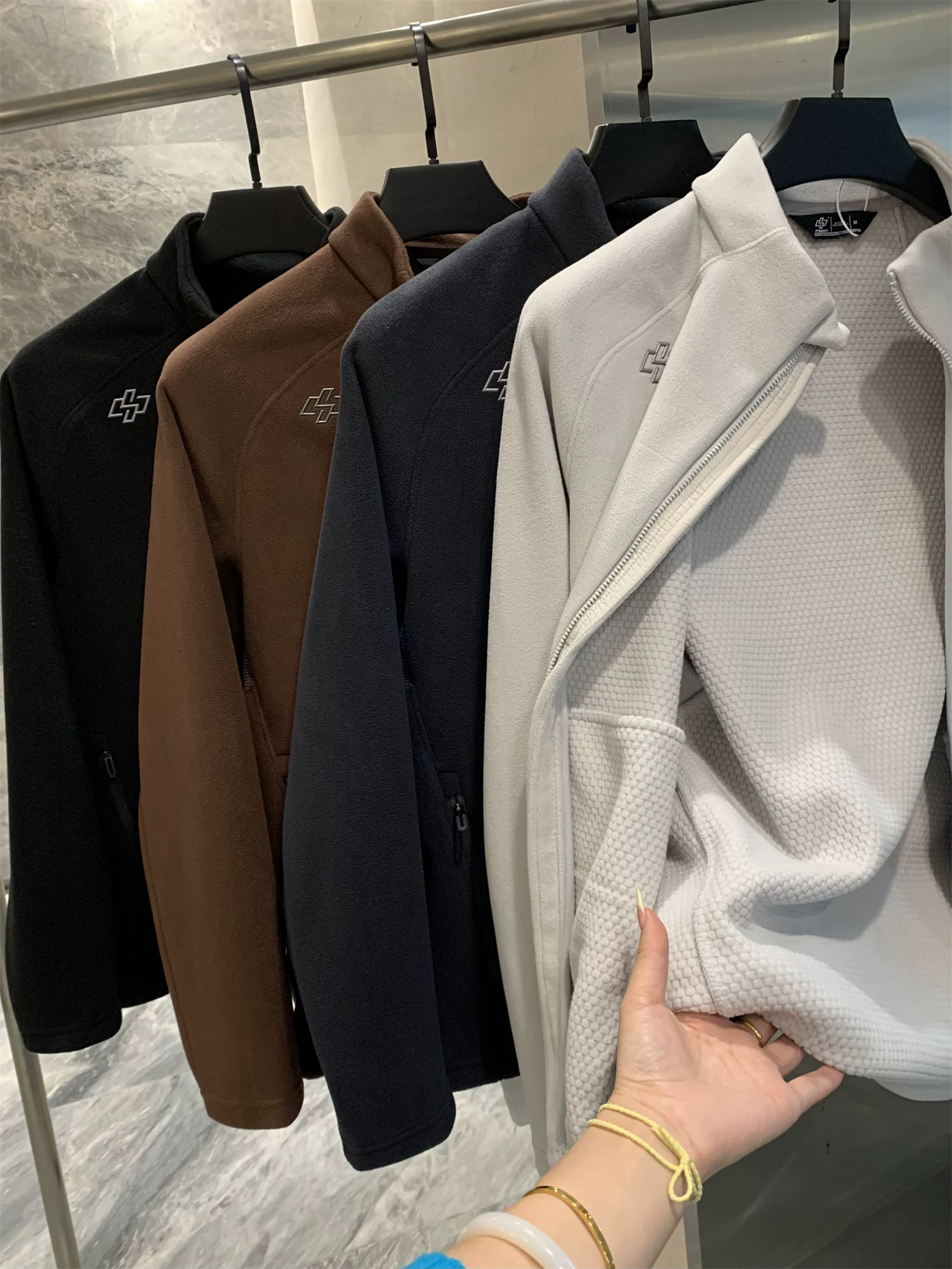 Áo khoác ngoài Don Quixote! Thiết kế 3D! Kết cấu lông cừu tổ ong ấm áp, phong cách Ý, áo khoác lông cừu mùa thu đông dành cho nam