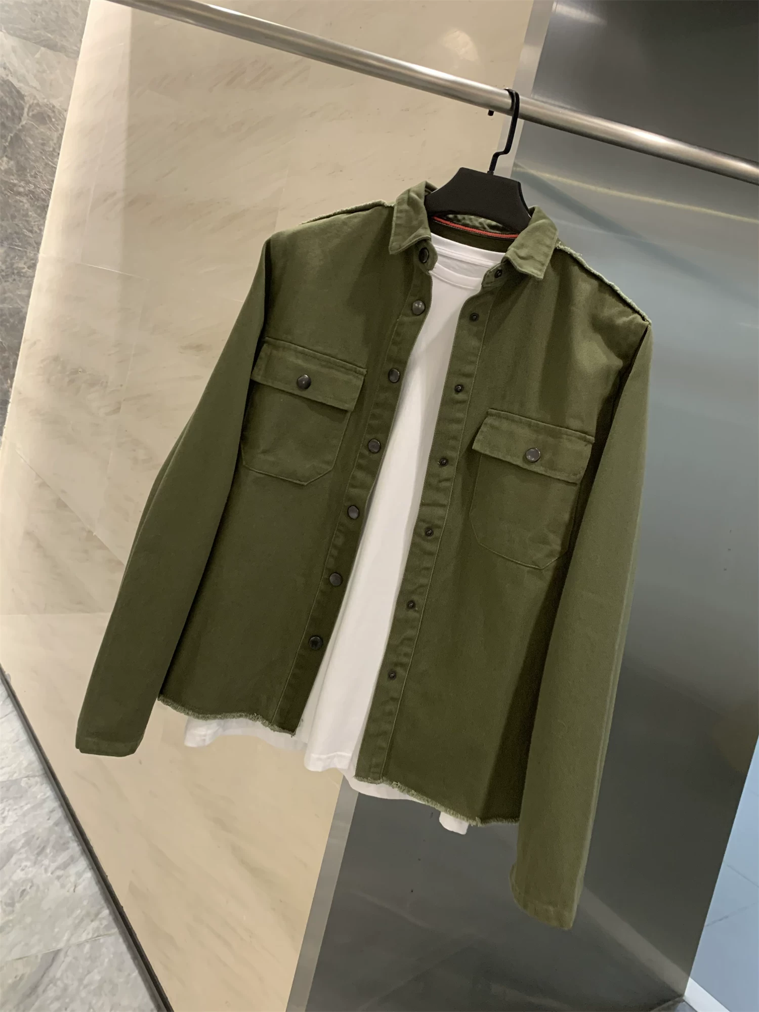 Don Quixote, một thương hiệu độc đáo ở Nam Mỹ! Áo khoác kiểu sơ mi chất liệu cotton nguyên chất, phong cách vintage, xù lông, kiểu dáng mùa xuân thu, dành cho nam.