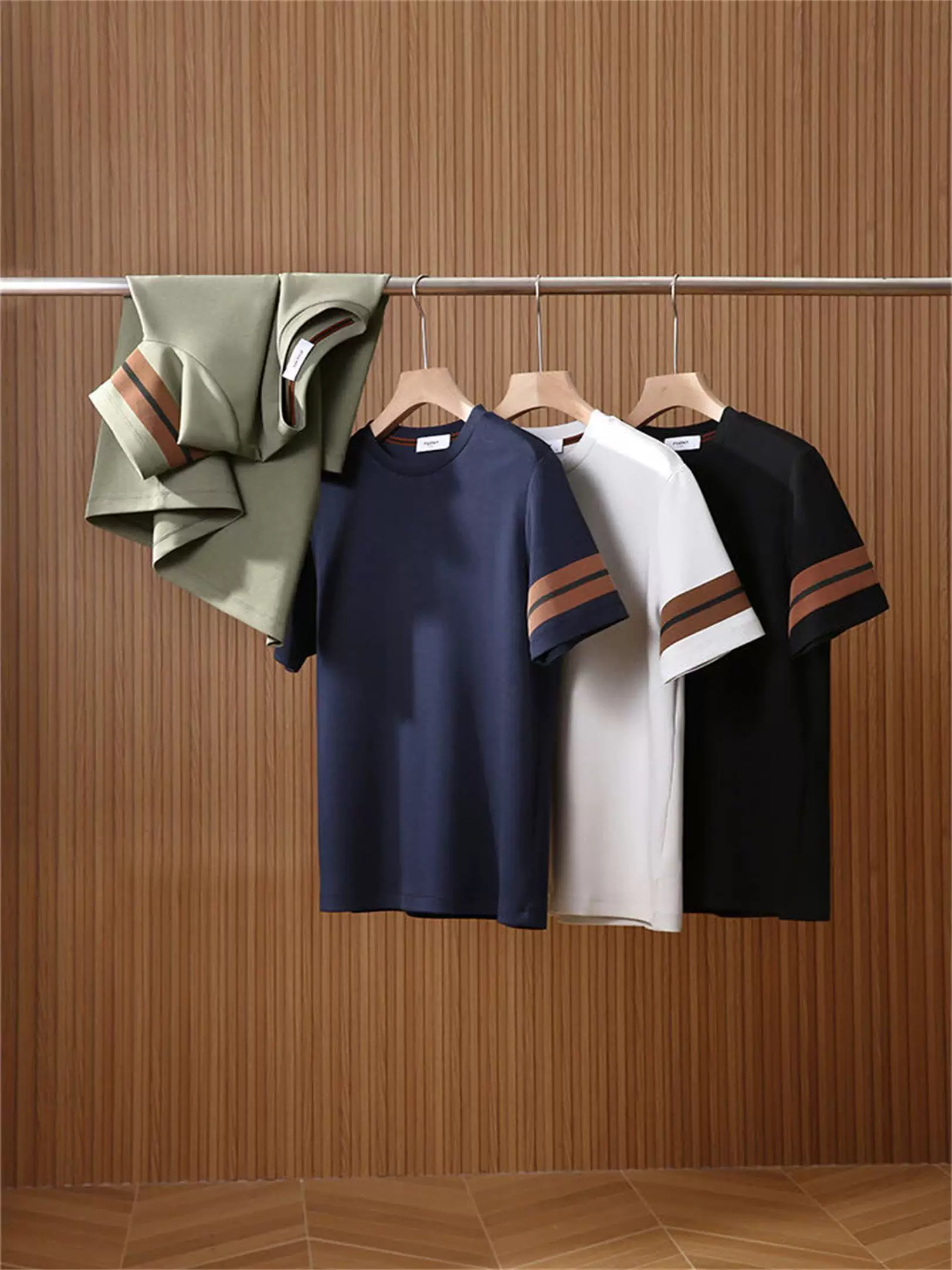 Công nghệ đen của Don Quixote: Áo thun nam tay ngắn cổ tròn mùa hè chất liệu cotton dài sợi + modal!