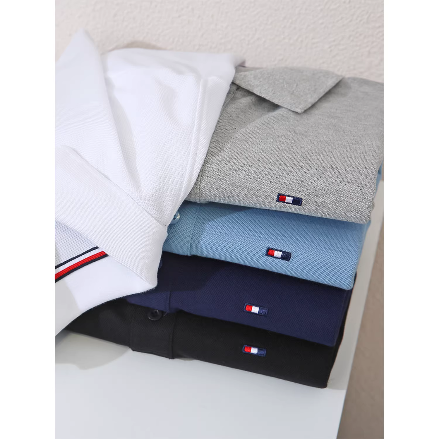 Áo polo nam tay ngắn, chất liệu cotton pique mềm mại, kiểu dáng lịch sự mùa hè của Don Quixote!