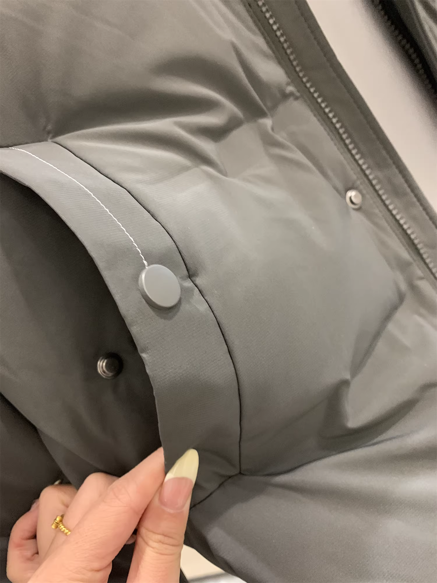 Áo khoác phao nam Don Quixote 90% lông vũ vịt! Áo khoác phao nam mùa đông phối len, cổ đứng tháo rời, kiểu dáng thời trang