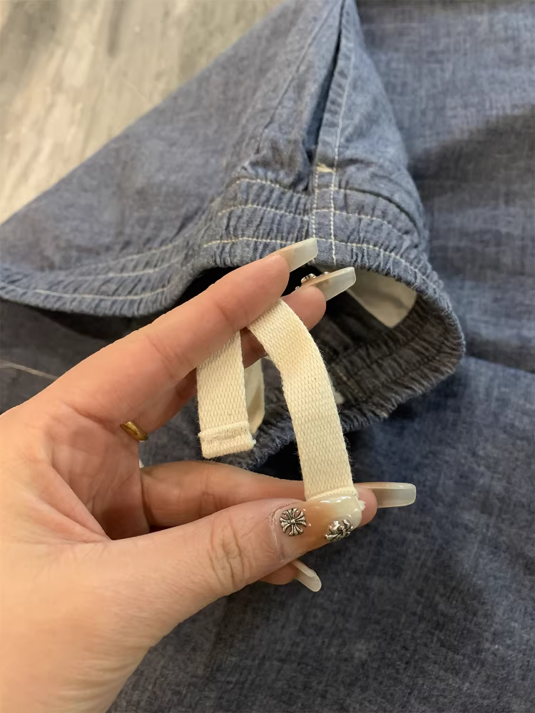 Nhà thiết kế dòng U Don Quixote! Quần jean cotton dệt tùy chỉnh, mềm mại và tinh tế, kiểu dáng unisex, ống thẳng, quần thường ngày, kiểu dáng thời thượng.