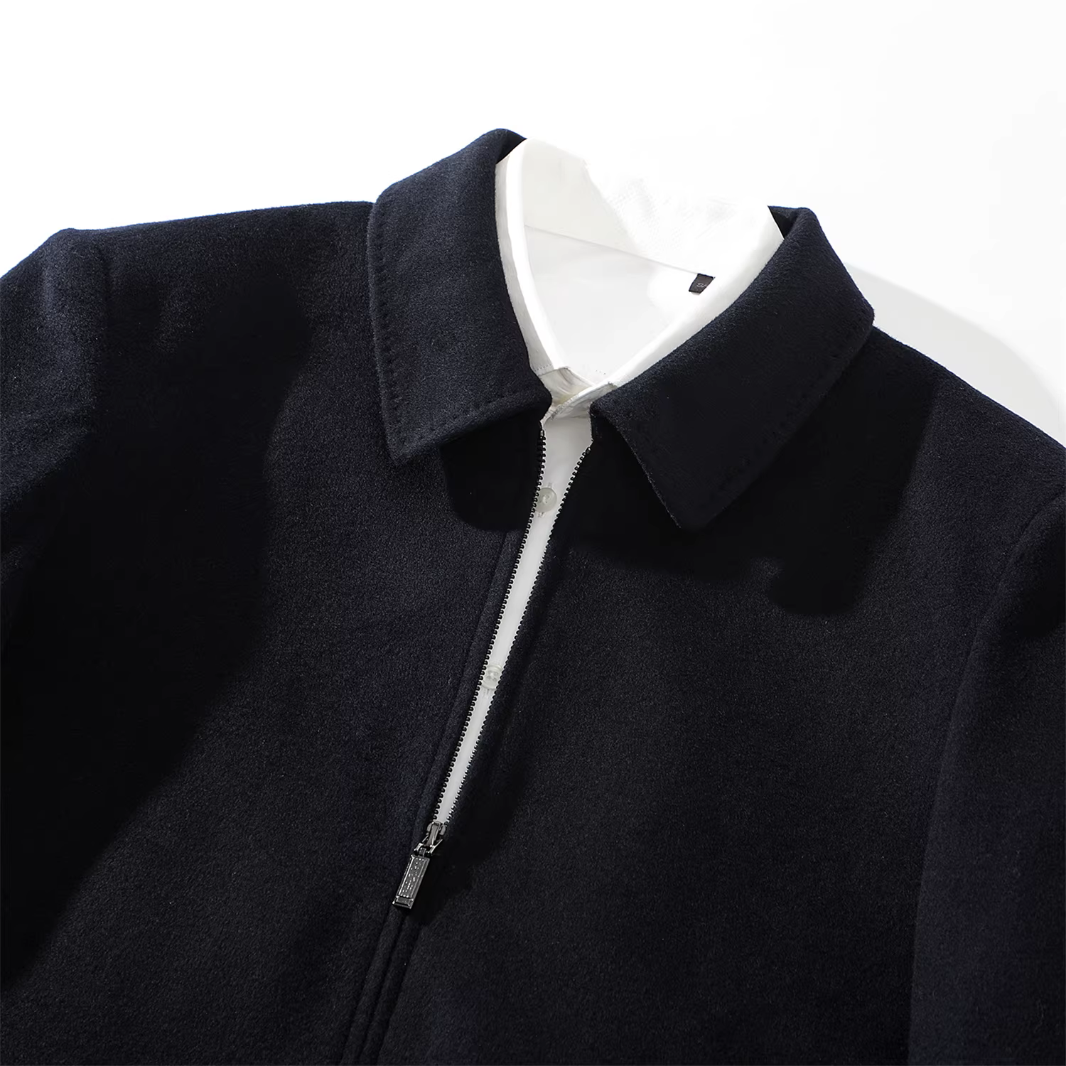 Phong cách Don Quixote! Chất liệu len pha! Áo khoác nam cổ điển, lịch sự, ấm áp mùa thu đông.