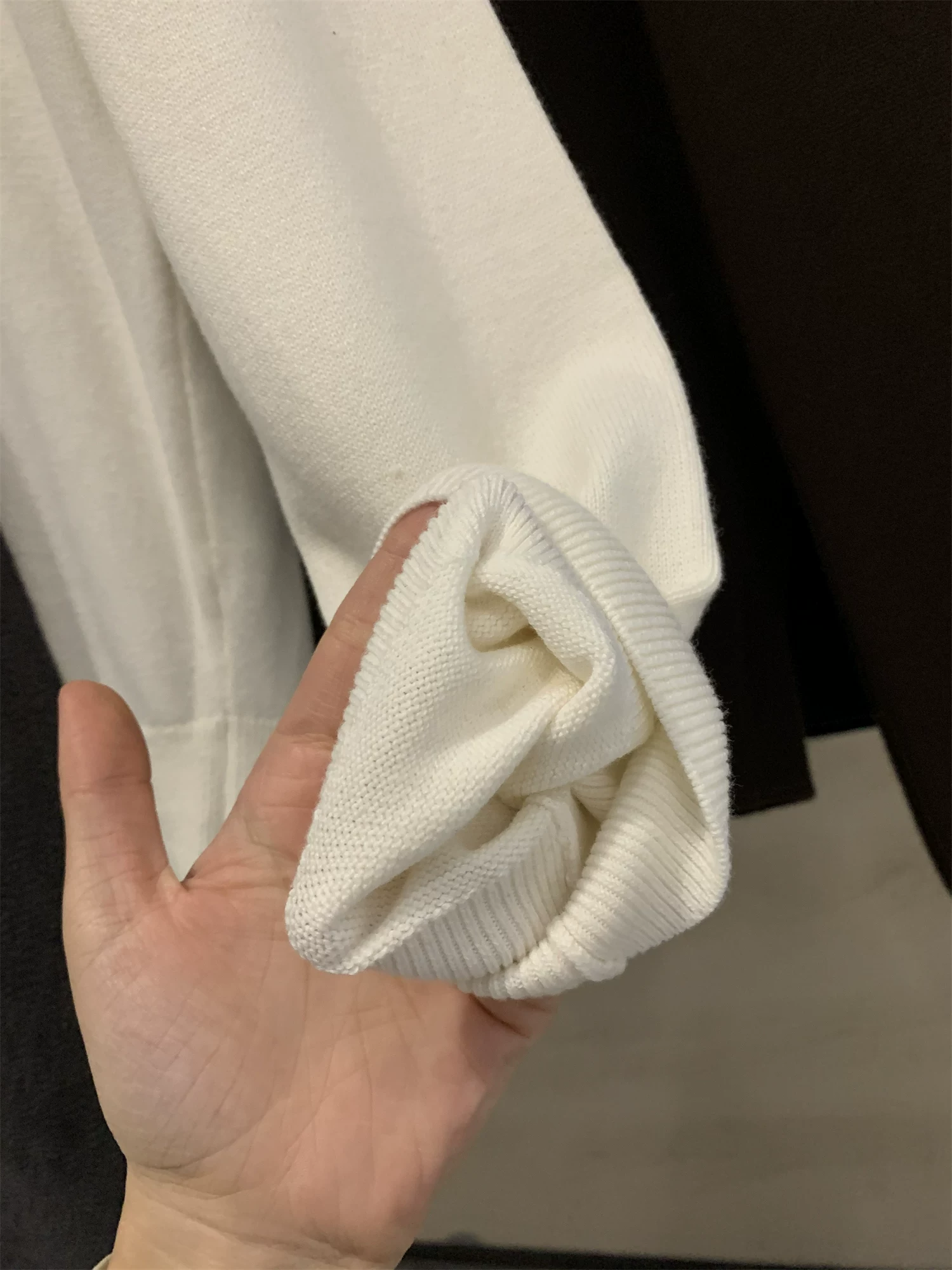 Dòng sản phẩm đô thị Don Quixote! Áo len dệt kim cổ cao nửa cổ đa năng dành cho nam mùa thu đông hợp thời trang